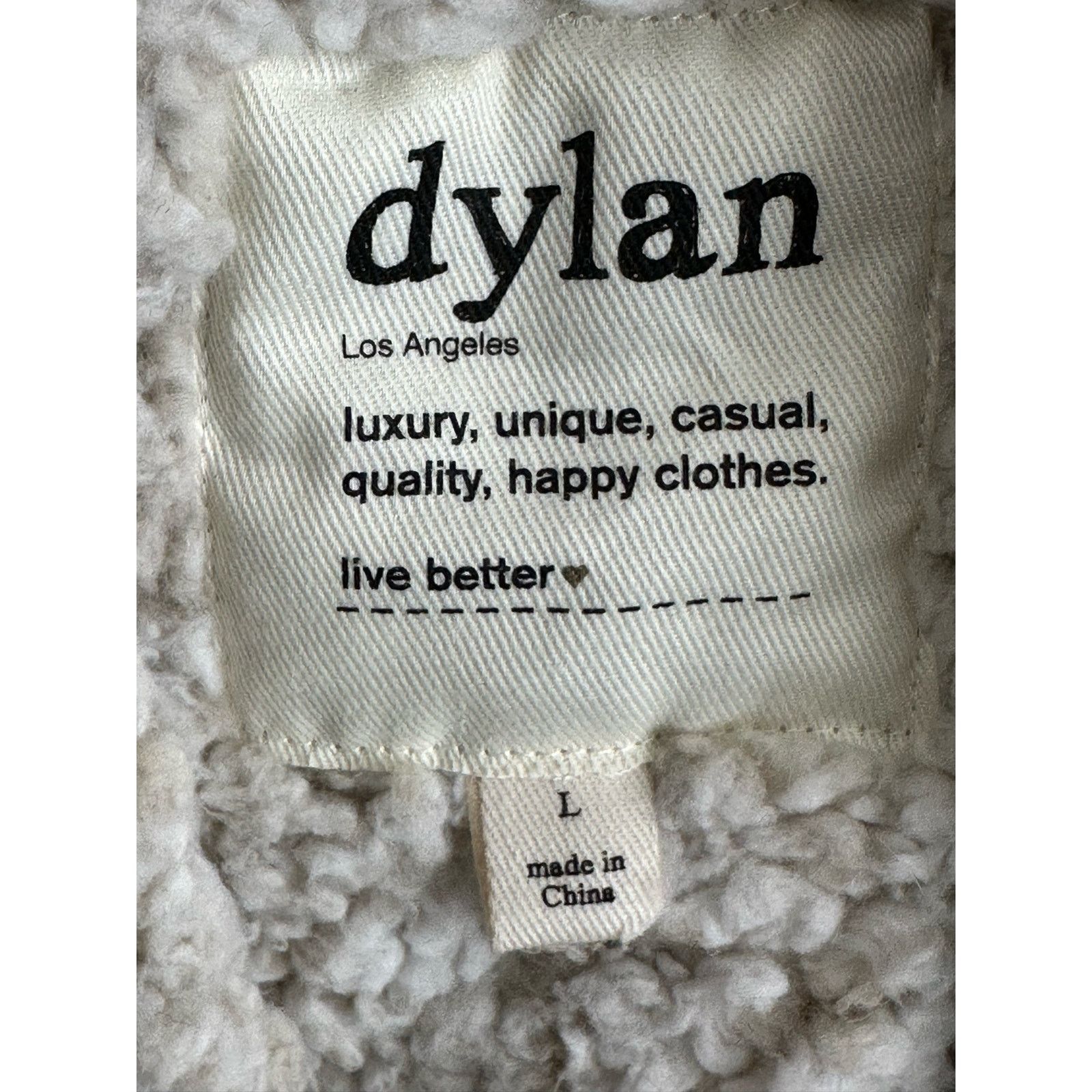 dylan Dylan beige faux leather Sherpa lined vest size Large Size L / US 10 / IT 46 - 3 Thumbnail