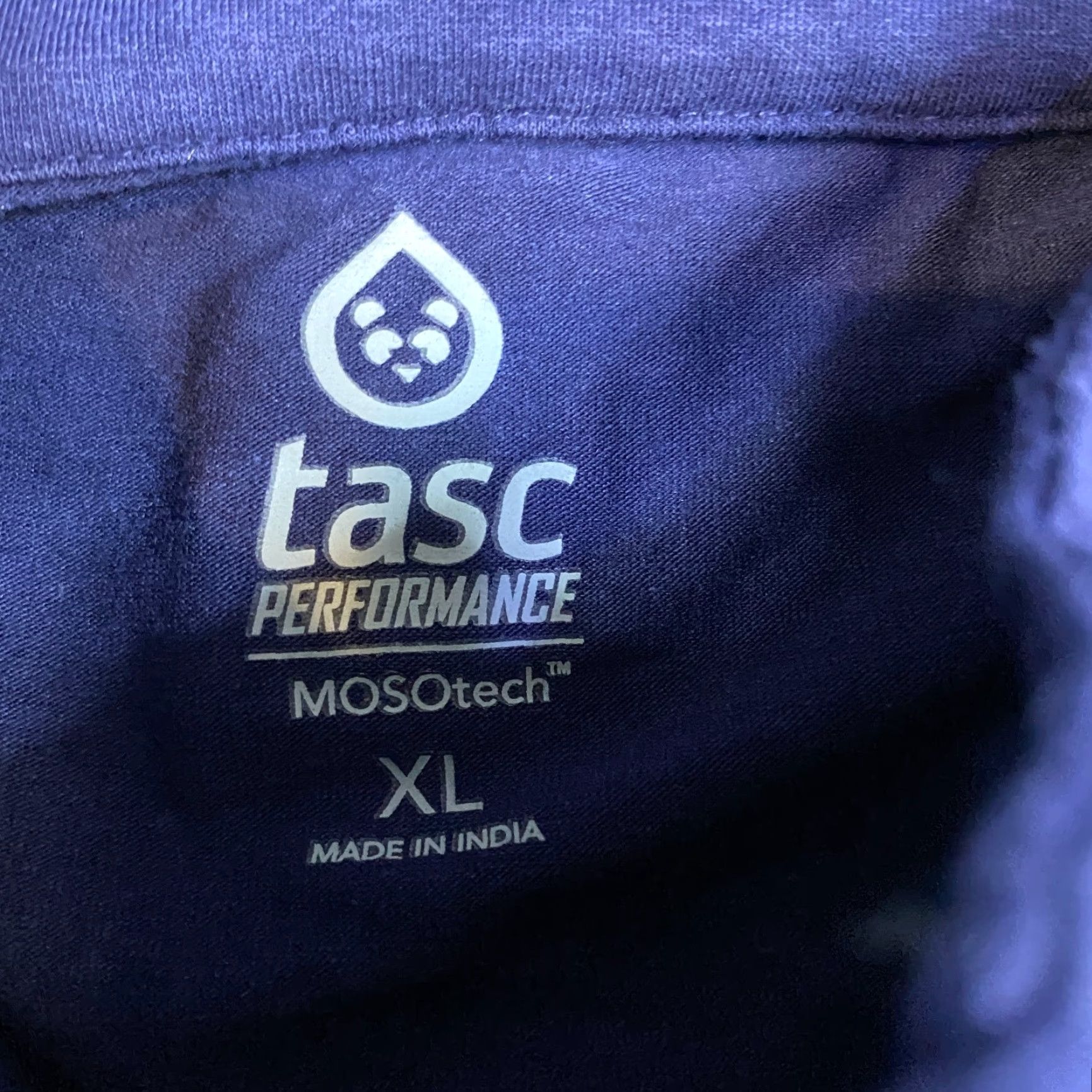 Vintage Tasc Shirt XL Blue Solid 1/4 Zip Pullover Long Sleeve Bamboo Cotton Organic Knit Blended Fabric Men Activewear Pullover 1/4 Zip Sports Size US XL / EU 56 / 4 - 2 Thumbnail