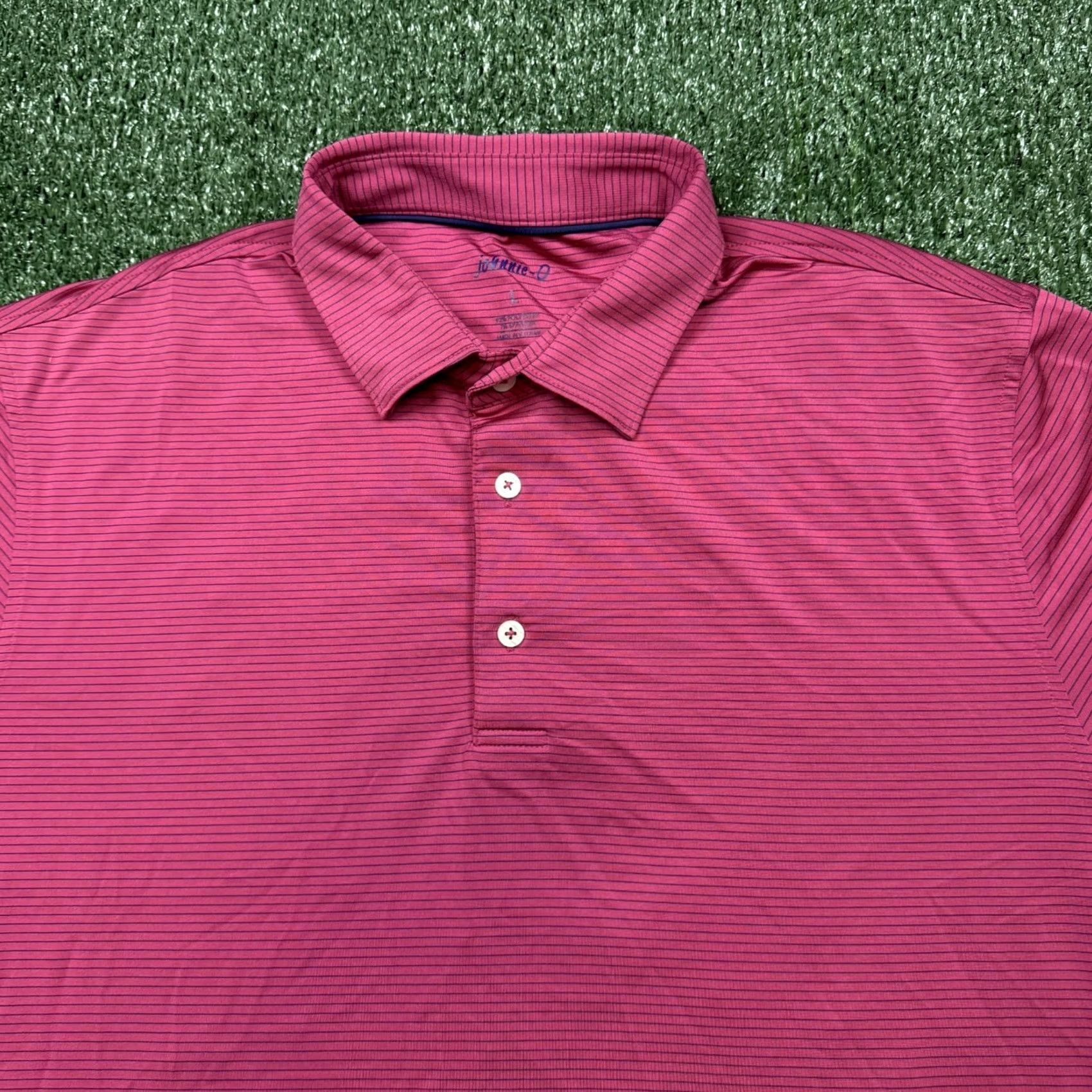 johnnie-O johnnie-O Polo Shirt Mens Size L Pink Short Sleeve Collared Lightweight Preppy Sports Golf Shirt Size US L / EU 52-54 / 3 - 4 Thumbnail
