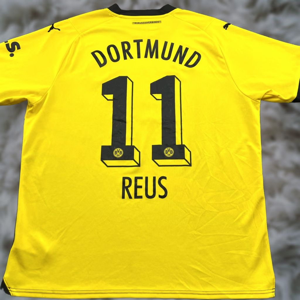 Puma PUMA Borussia Dortmund 2023 2024 Home Reus #11 Mens XL Football Jersey Shirt Size US XL / EU 56 / 4 - 1 Thumbnail