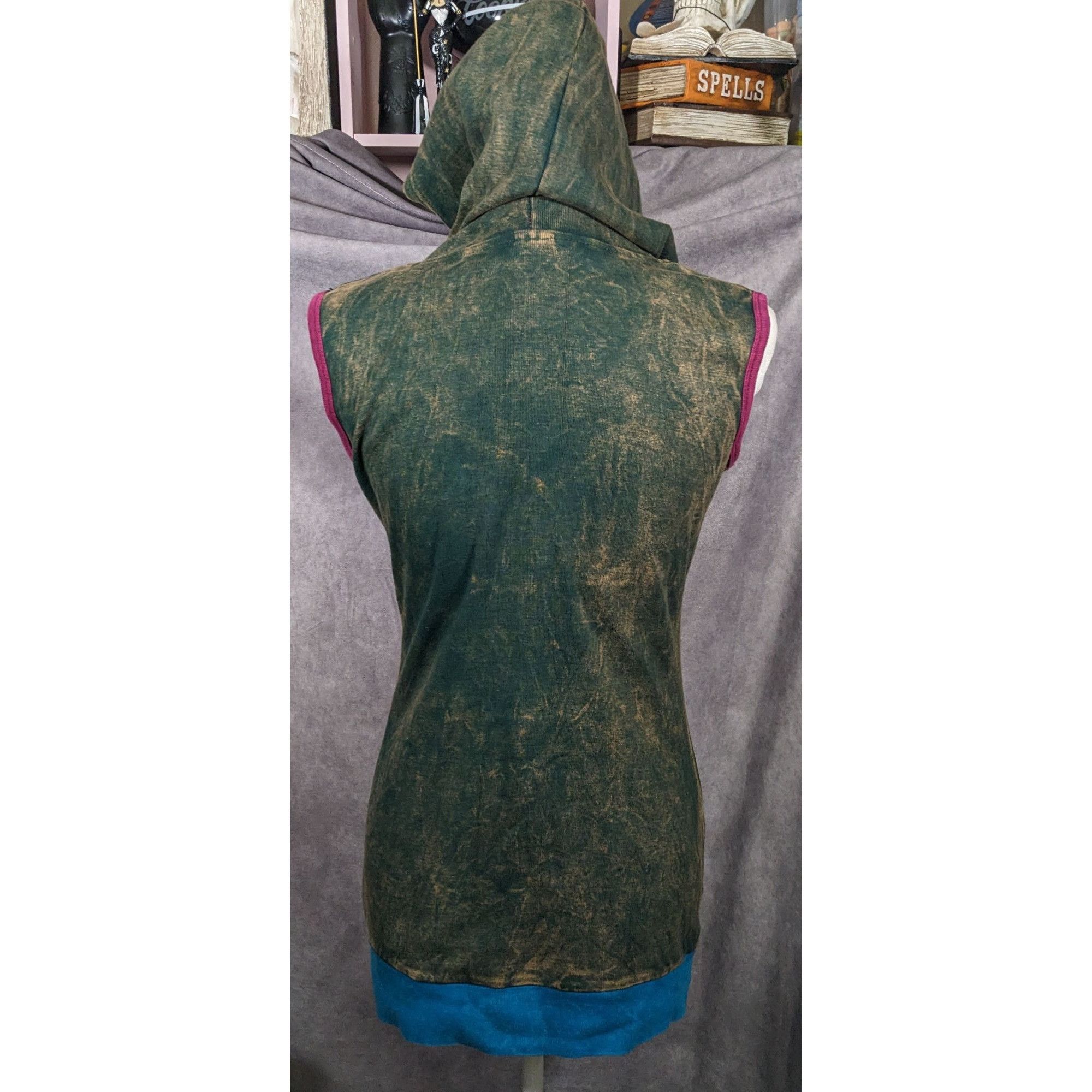 Other KPC Cosplay Elf Floral Hooded Mini Dress Size Small Size S / US 4 / IT 40 - 13 Thumbnail