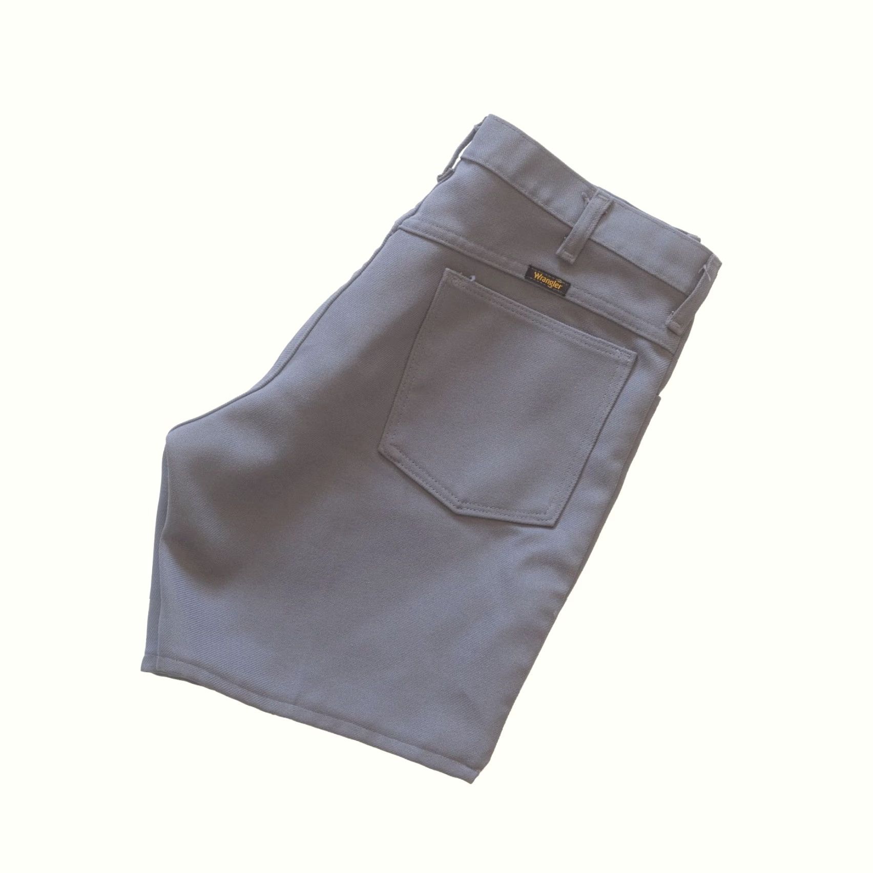 Wrangler VINTAGE Wrangler Gray 7" Polyester Shorts Men 34 Regular 9 0s 80s 90s USA Made Size US 34 / EU 50 - 2 Thumbnail
