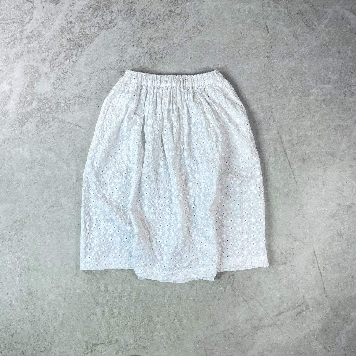Comme des Garcons × Comme des Garcons SHIRT Comme Des Garcons Shirt Flower Textured Lace Midi Skirt Size 27" / US 4 / IT 40 - 1 Thumbnail