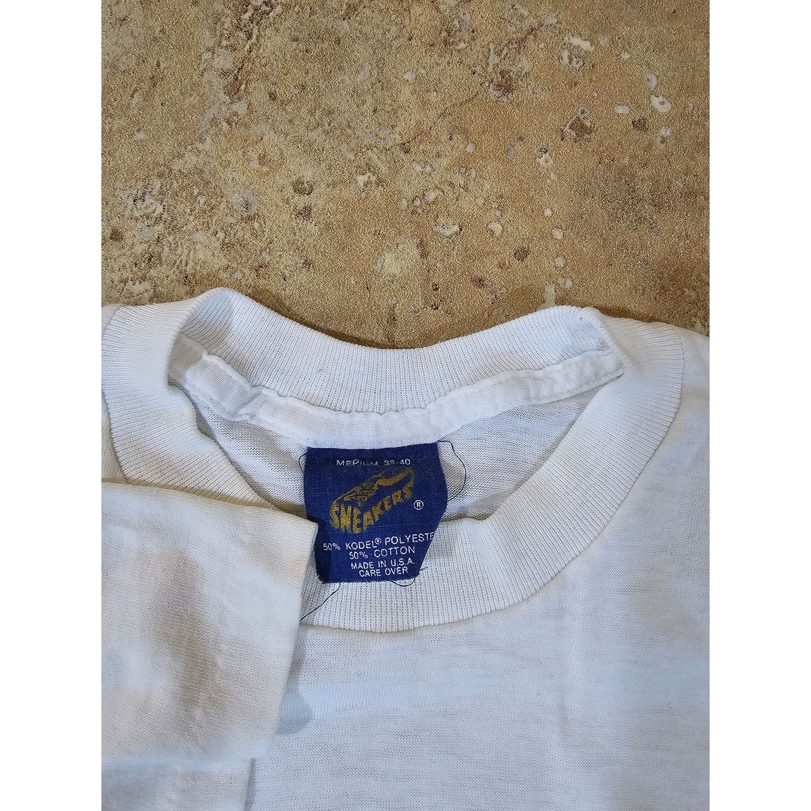 Other Thanks International July 1986 White Sneakers T-shirt Sz S Size US S / EU 44-46 / 1 - 3 Thumbnail