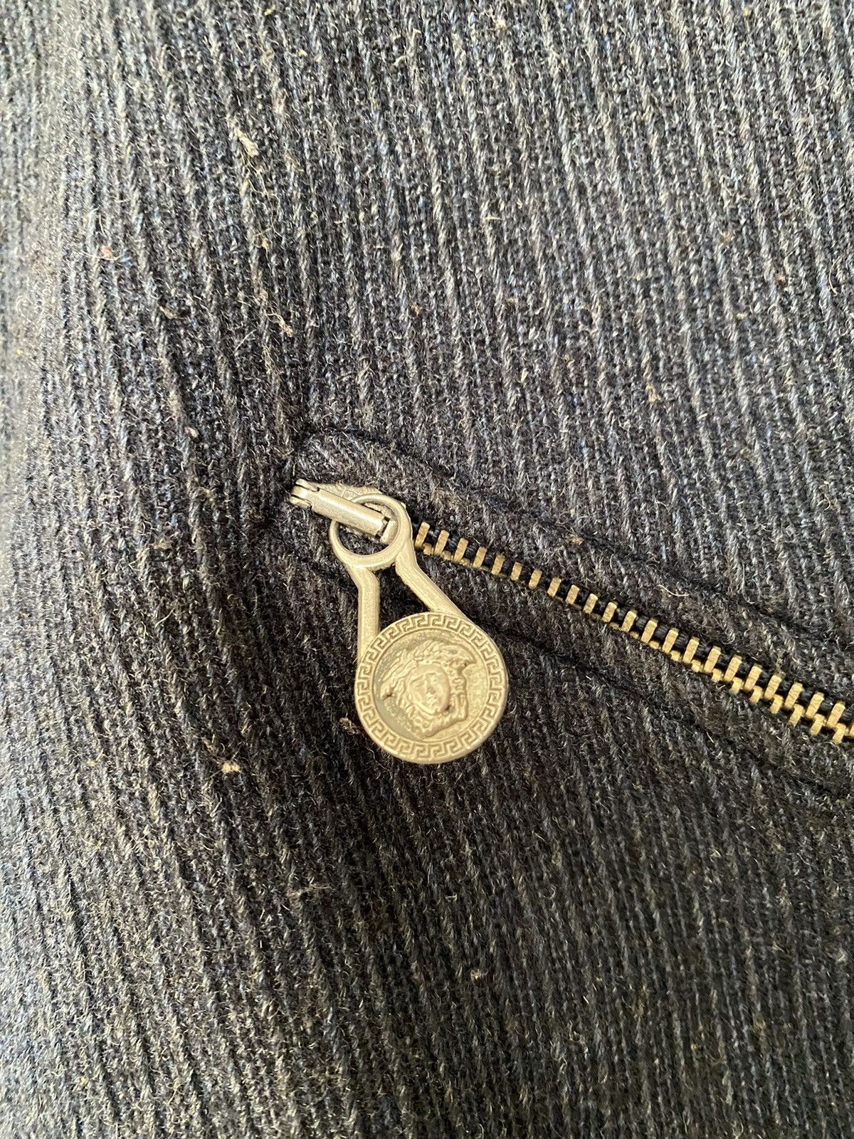 Versace Jeans Couture 🔥RARE 1990s Versace Button Medusa head detailing long iacket Size US M / EU 48-50 / 2 - 6 Thumbnail