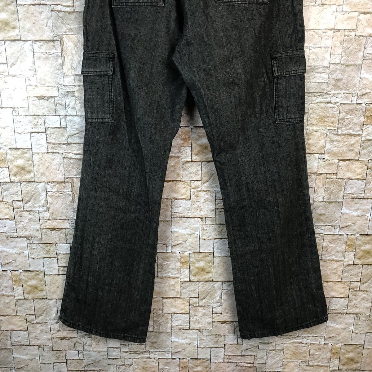 Japanese Brand Style Basic Black vintage Cargo casual Pants #A1141 Size 26" / US 2 / IT 38 - 15 Thumbnail