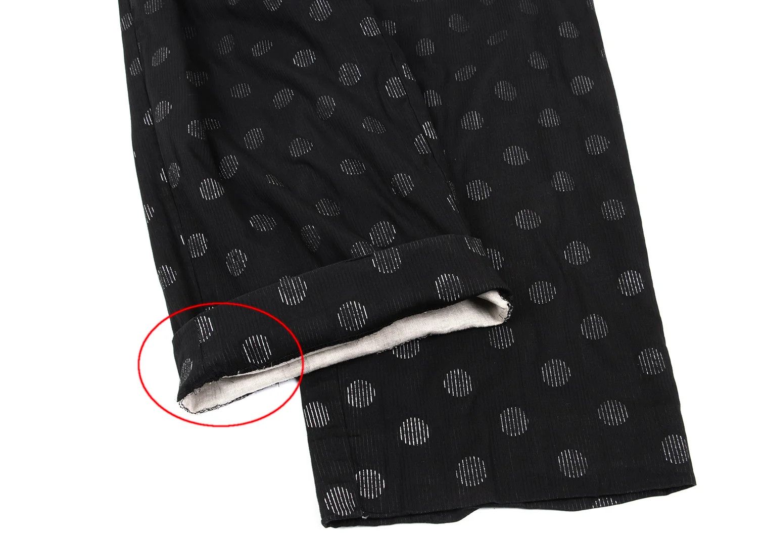 Yohji Yamamoto Yohji Yamamoto Glitter Dot Design Pants Size US 38 / EU 54 - 10 Thumbnail