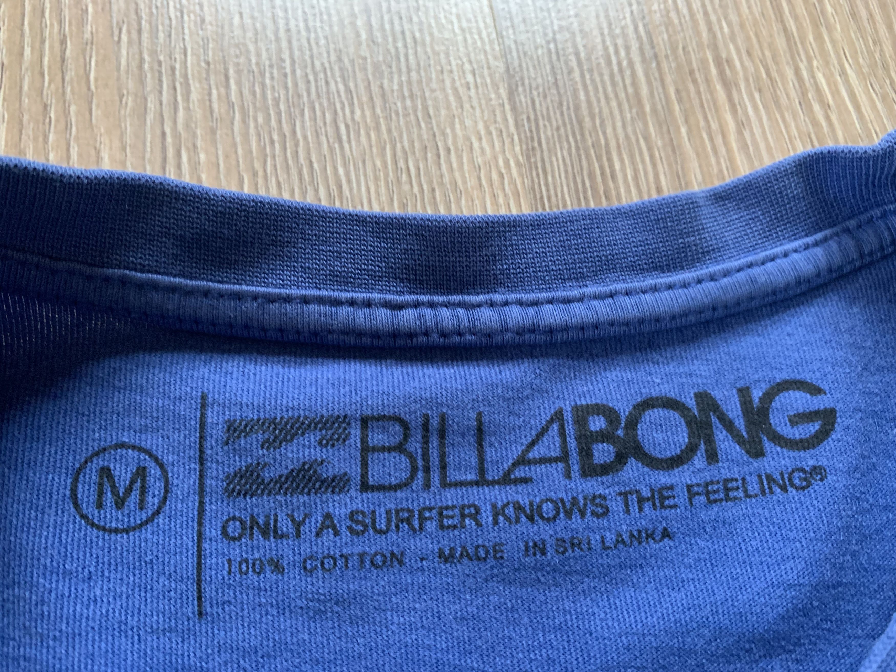 Billabong Billabong Blue Big Logo Print Tee Shirt Size US S / EU 44-46 / 1 - 6 Thumbnail