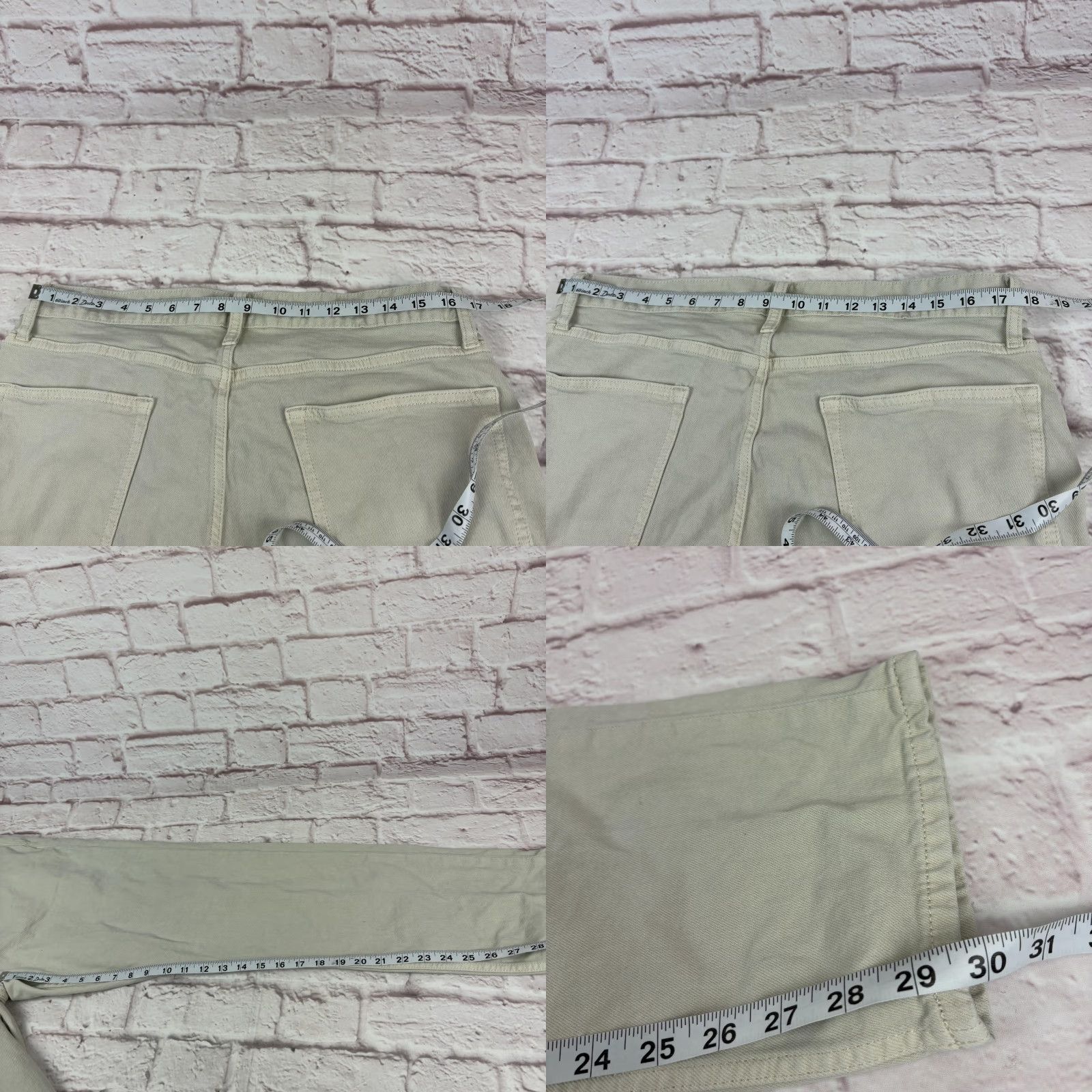 Old Navy Old Navy Jeans Mens 36x32 Slim Built-In Flex Denim Khaki 5 Pocket Stretch Straight Casual Denim Shirt? Size US 36 / EU 52 - 8 Thumbnail