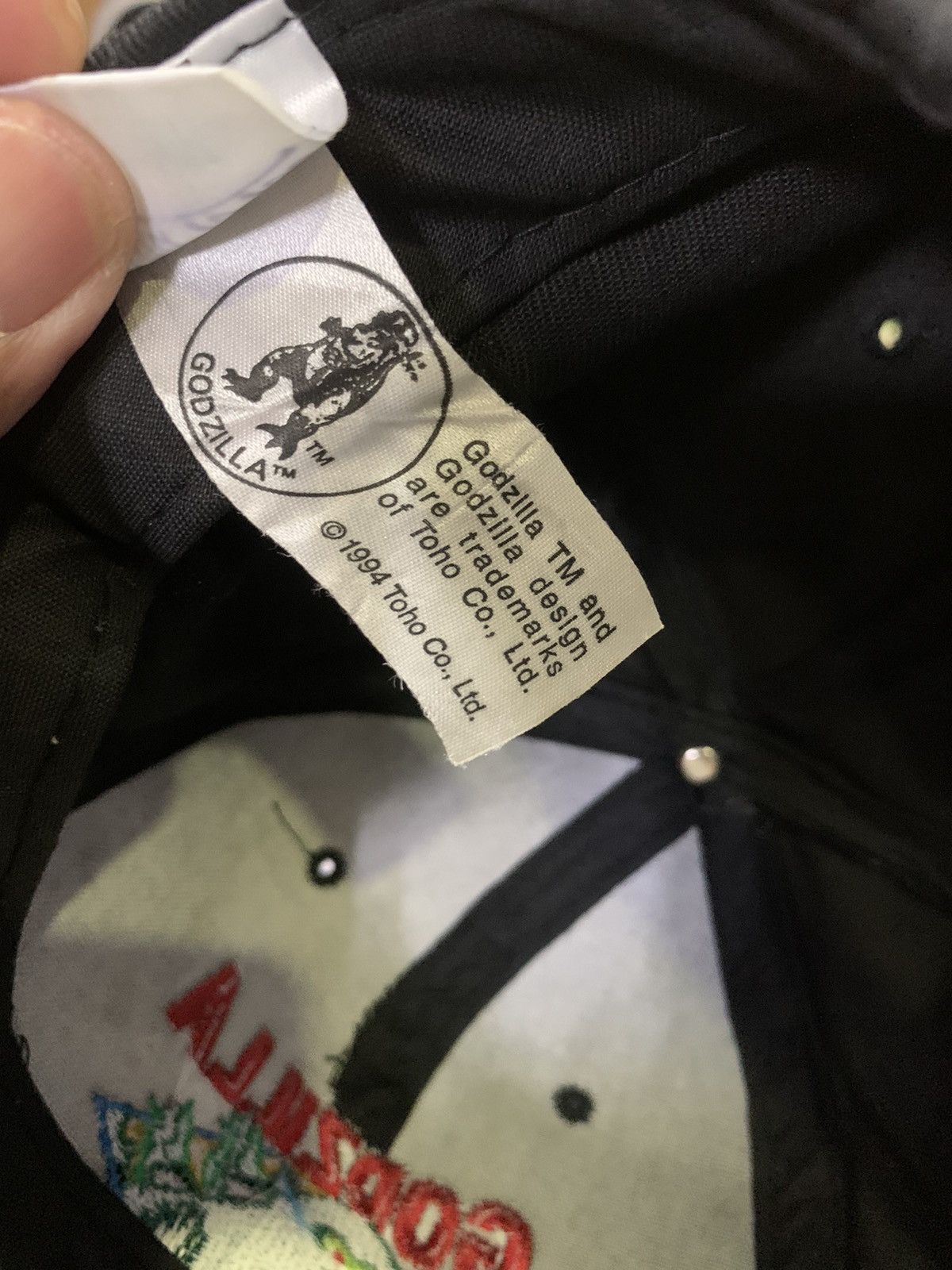 Vintage Vtg GODZILLA “King Of The Monsters” ©️1994 Toho Co LTD hats Size ONE SIZE - 5 Thumbnail