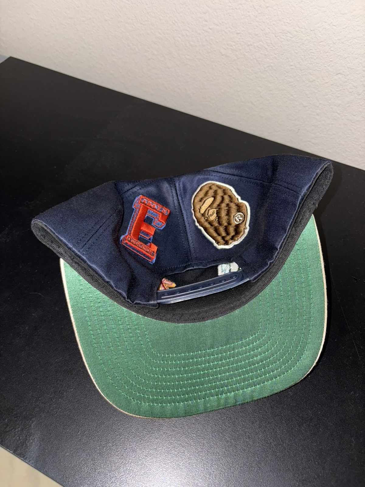 Bape Bathing Ape logo snapback Size ONE SIZE - 6 Thumbnail