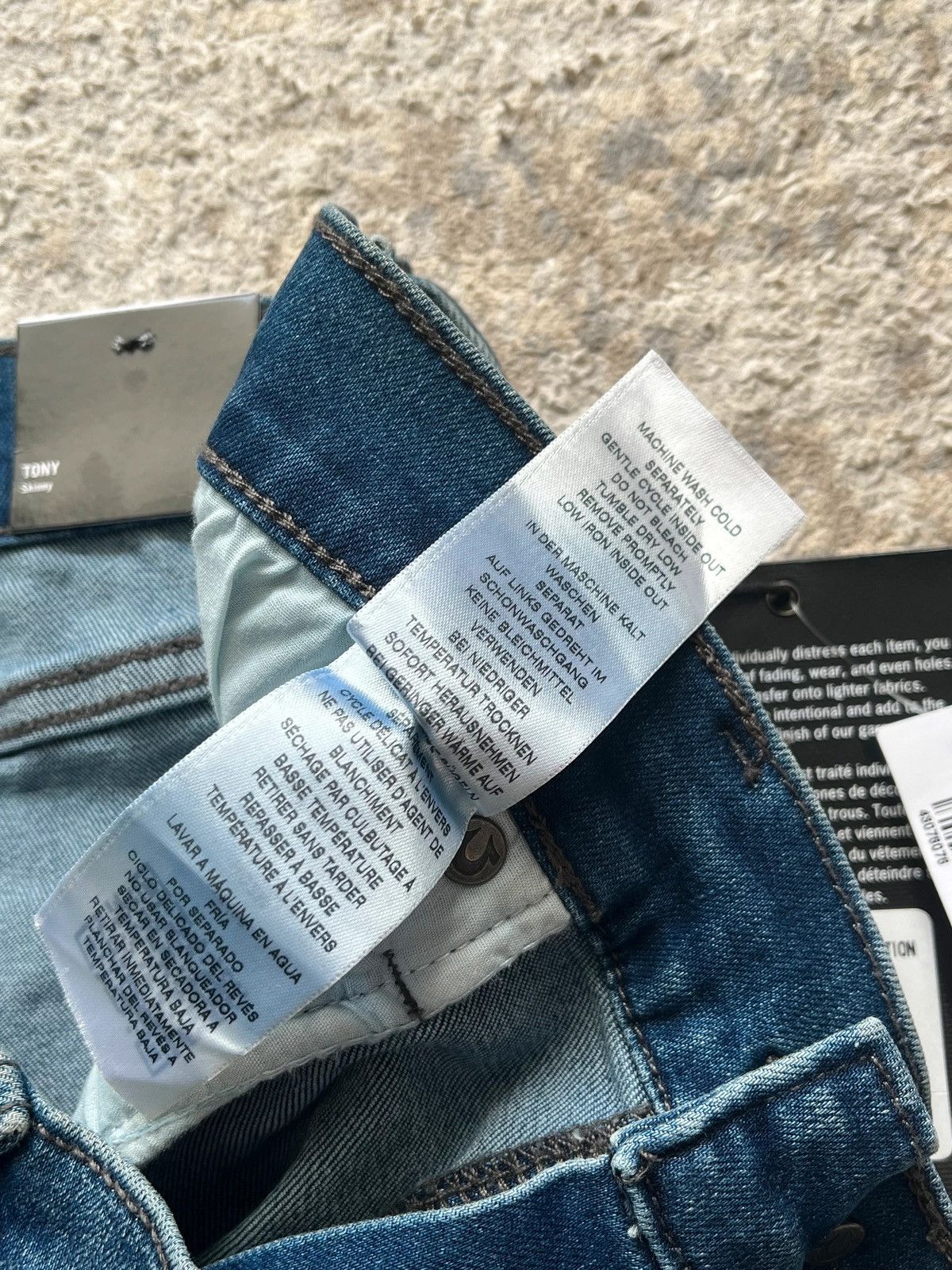 True Religion True Religion Tony Skinny Jeans Denim Rare Deadstock NWT Size US 32 / EU 48 - 19 Thumbnail