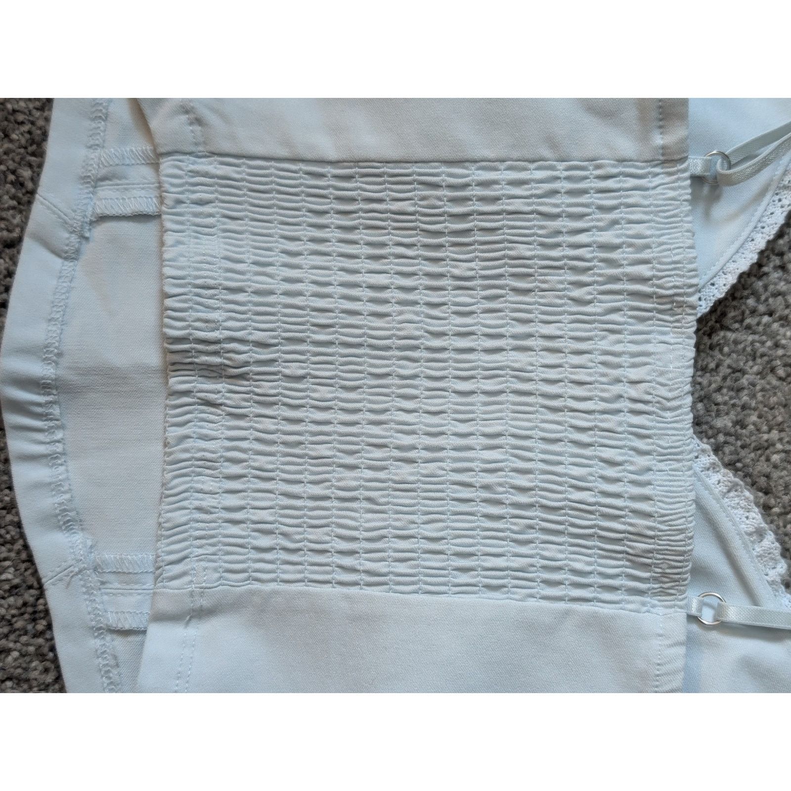 Target Basics Light Blue Summer Top w/ Front Tie | Top by Wild Fable Size S / US 4 / IT 40 - 7 Thumbnail