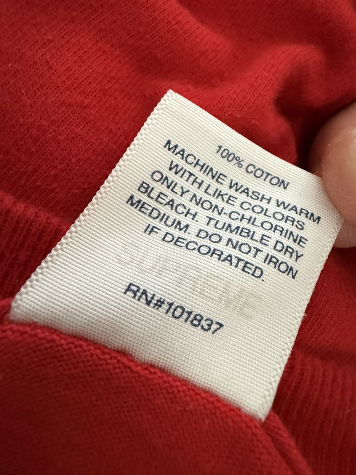 Supreme Supreme Gonz Logo Tee Red Size XL SS18 Size US XL / EU 56 / 4 - 5 Thumbnail