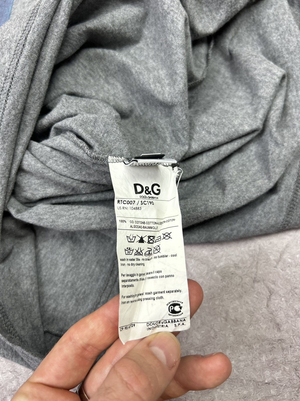 Dolce & Gabbana Archive Dolce & Gabbana T Shirt Size L Size US L / EU 52-54 / 3 - 8 Thumbnail