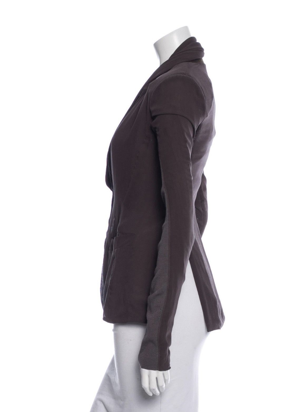 Rick Owens Rick Owens blazer silk crepe it 38 /xs Size XS / US 0-2 / IT 36-38 - 2 Thumbnail
