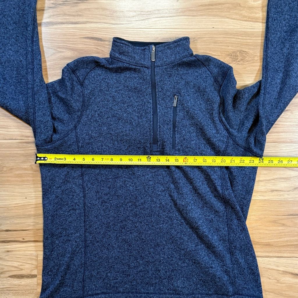 Woolrich Woolen Mills Woolrich XL Navy Quarter Zip Fleece Pullover Size US XL / EU 56 / 4 - 4 Thumbnail