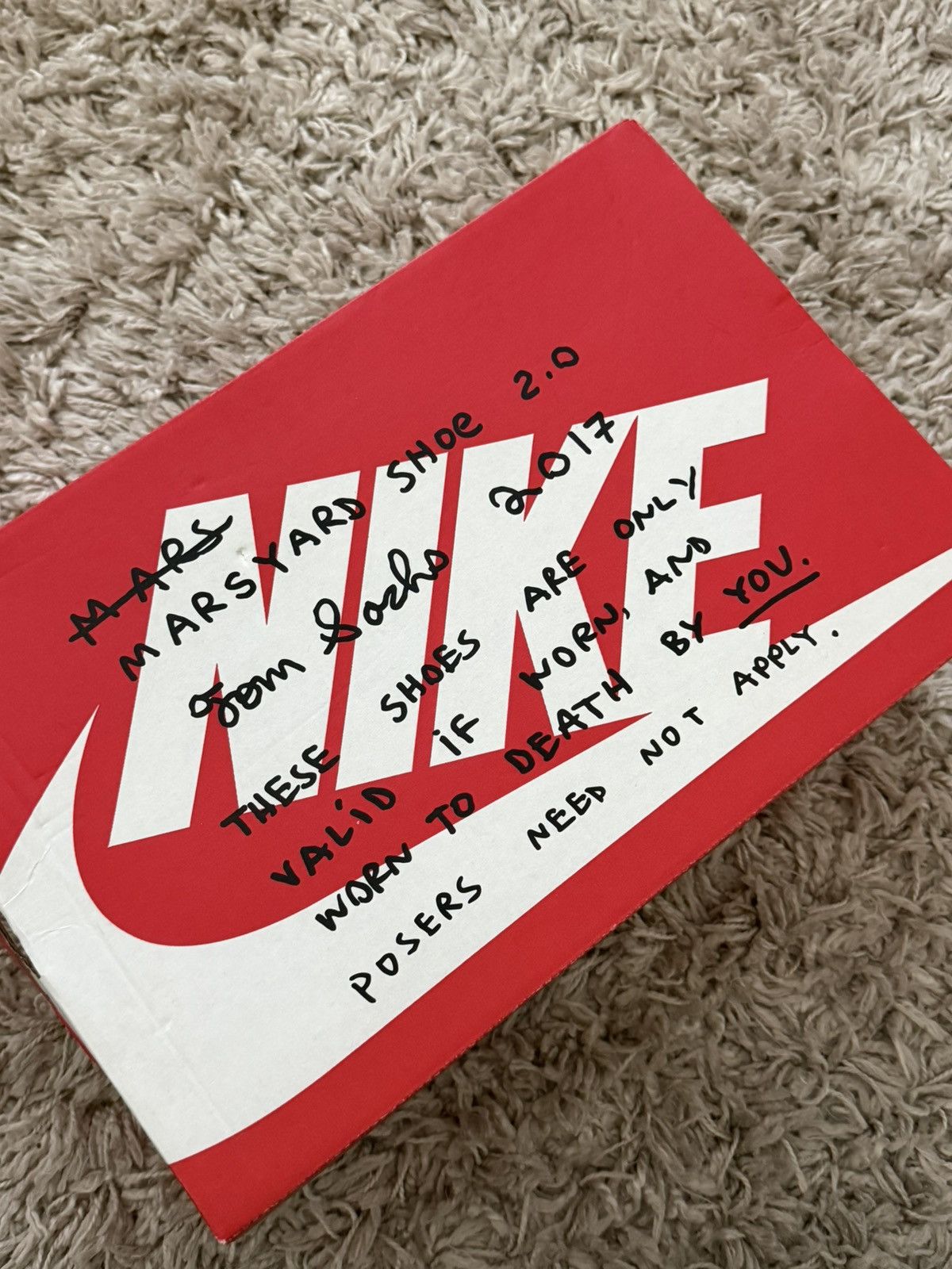 Nike × Tom Sachs Nike Craft Mars Yard 2.0 Tom Sachs 10.5 2017 Size US 10.5 / EU 43-44 - 17 Thumbnail