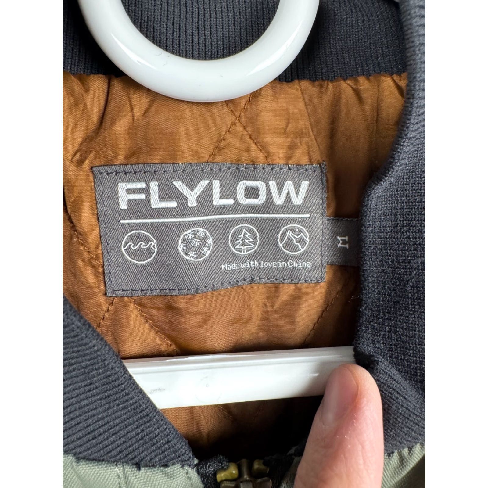 Flylow Flylow Bomber Jacket Mens Size M Green Outdoor Lined Nylon Lightweight Zip Regular 90s? Size US M / EU 48-50 / 2 - 7 Thumbnail