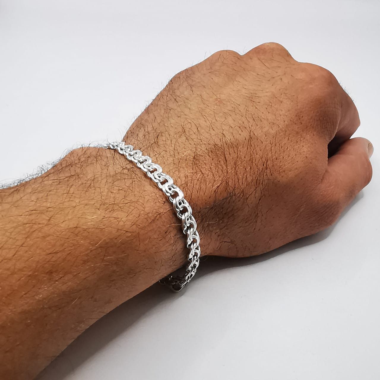Sterling Silver Vintage Bracelet Jewelry,925 Sterling Silver,Handmade 14,16g Size ONE SIZE - 4 Thumbnail