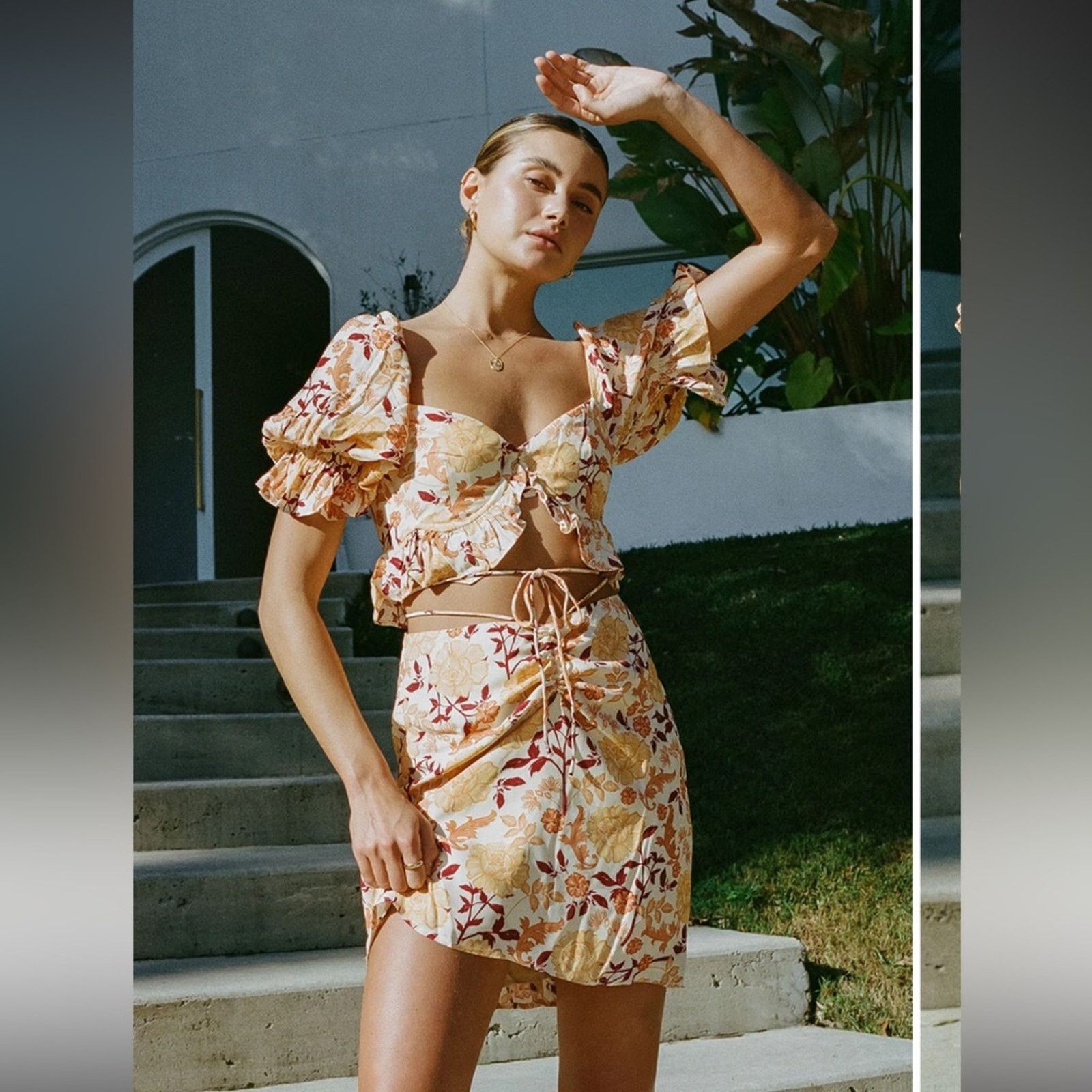 Other Sabo Skirt Australia Ahlee Floral Frill Mini Dress M NWT Size M / US 6-8 / IT 42-44 - 1 Thumbnail
