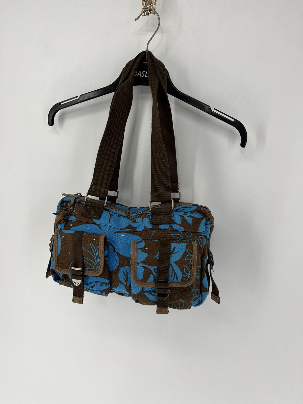 Quiksilver Vintage Y2K Roxy Quiksilver Abstract Shoulder Messenger Bag Size ONE SIZE - 3 Thumbnail