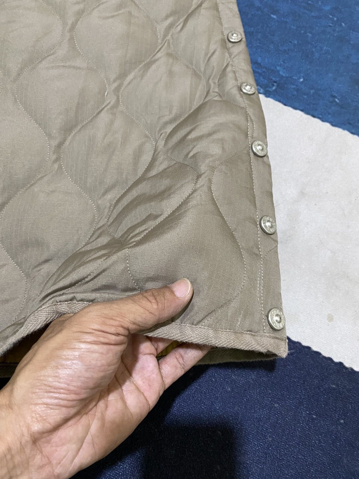 Japanese Brand TAION Military Snap Button Down Skirt ( Soft Shell ) Size 28" / US 6 / IT 42 - 12 Thumbnail