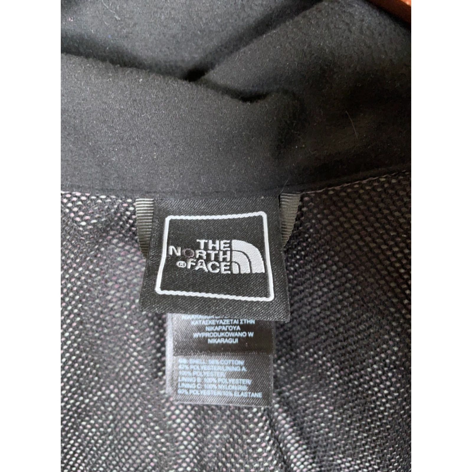 The North Face The North Face Jacket Mens L Gray Mauve Check Pattern Cotton Blend Hooded Short Zip Pockets Full Zip Anorak 90s Retro Vintage N/A Size US L / EU 52-54 / 3 - 3 Thumbnail