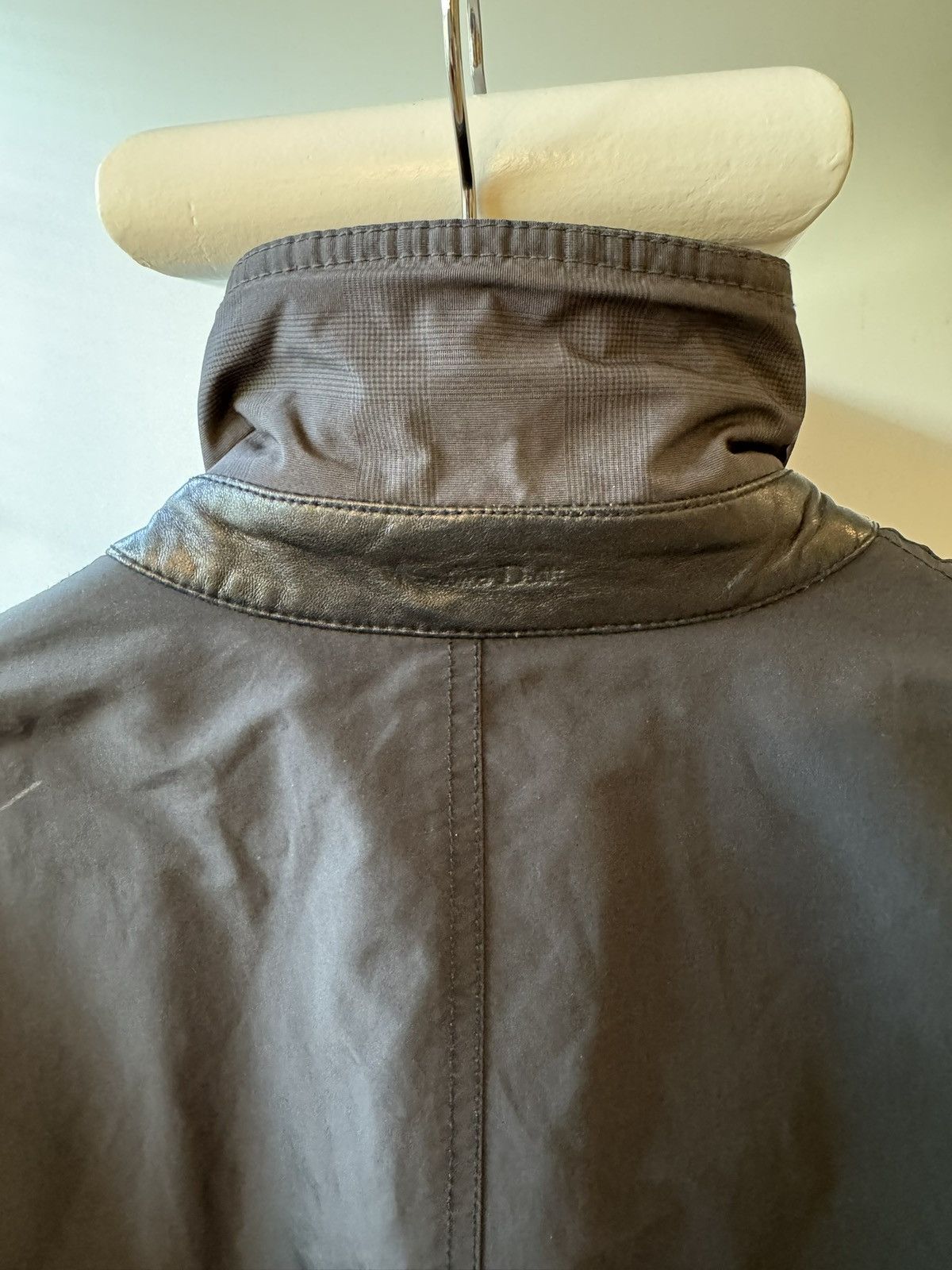 Massimo Dutti Black Leather Lined Rain Jacket Size US XL / EU 56 / 4 - 8 Thumbnail