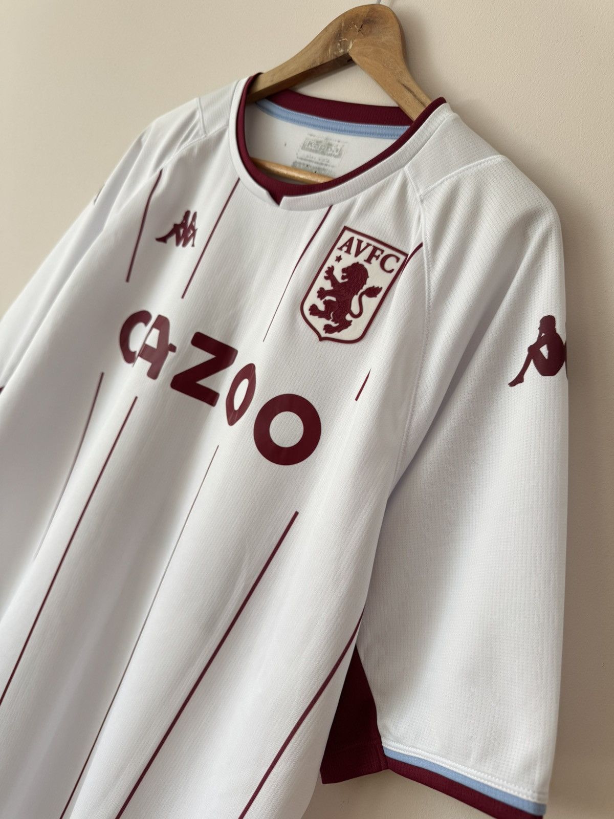 Kappa Ings #20 Aston Villa 2021-2022 Away Soccer Jersey Football Size US XXL / EU 58 / 5 - 9 Thumbnail