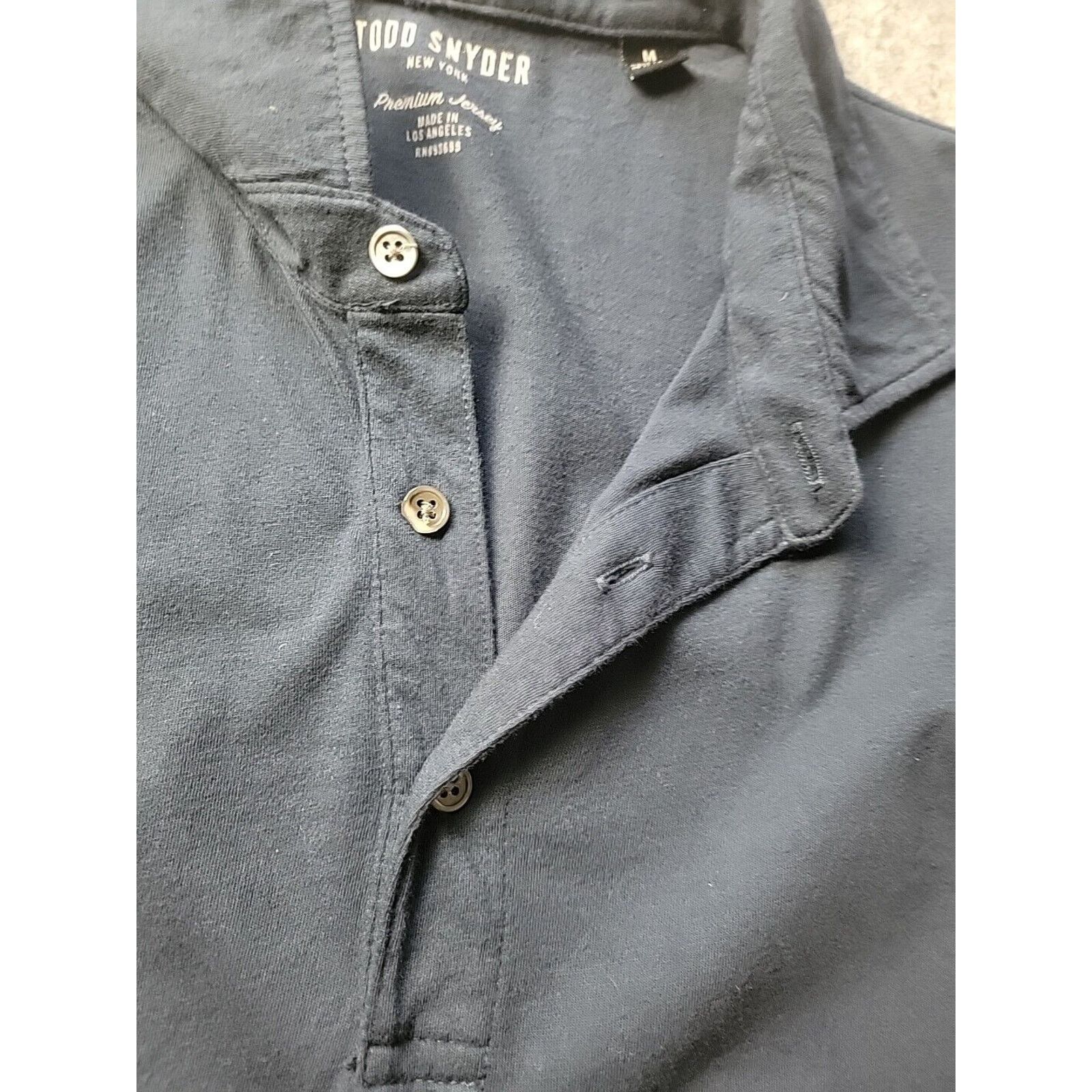 Todd Snyder Todd Snyder Premium Jersey Polo Shirt Short Sleeve Size US M / EU 48-50 / 2 - 11 Thumbnail