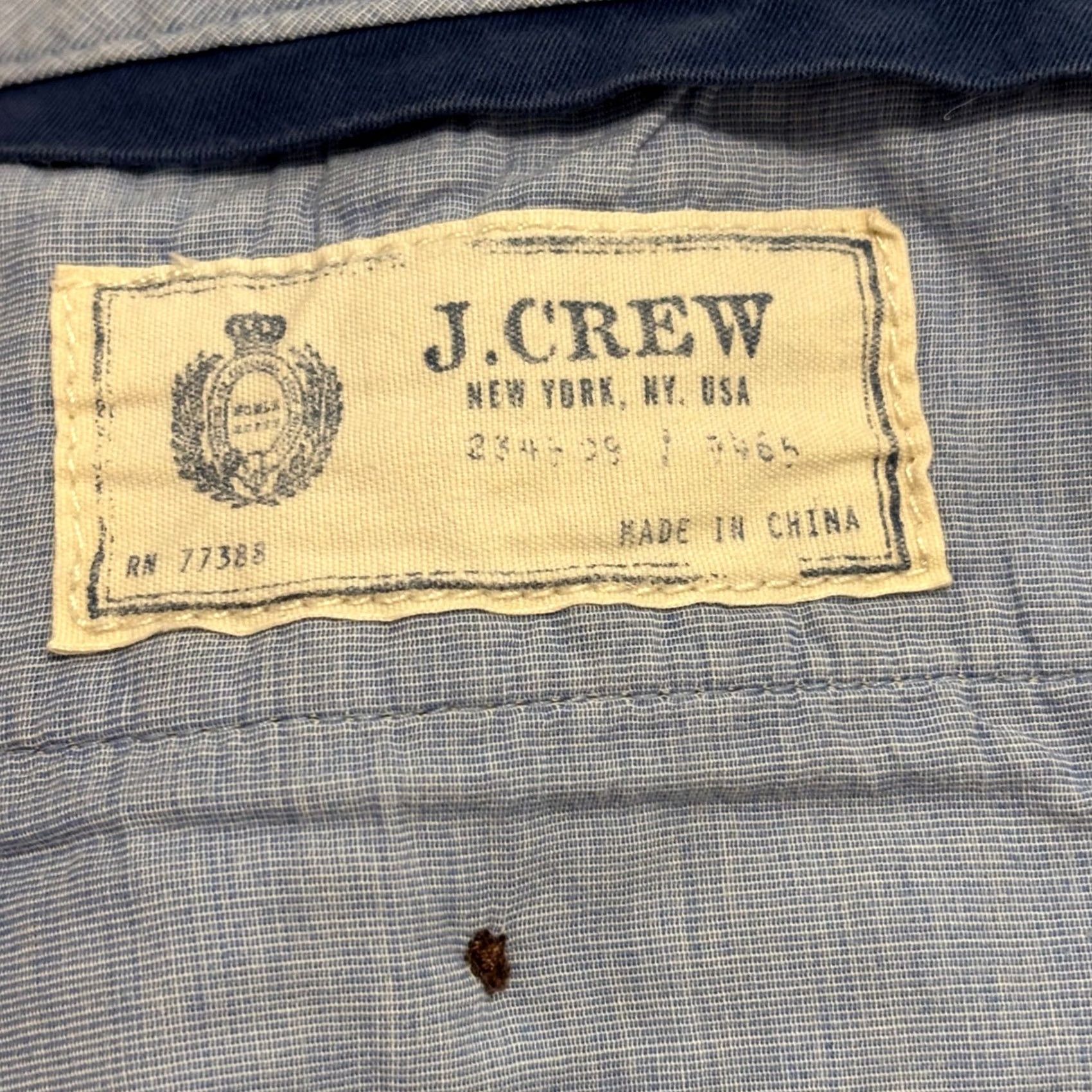 J.Crew J.Crew Mens Plaid Chino Shorts Red White 100% Cotton Size 34W 34 Inseam 9in Regular Fit Multicolor Beach Casual Summer Spring Mens Size US 34 / EU 50 - 2 Thumbnail