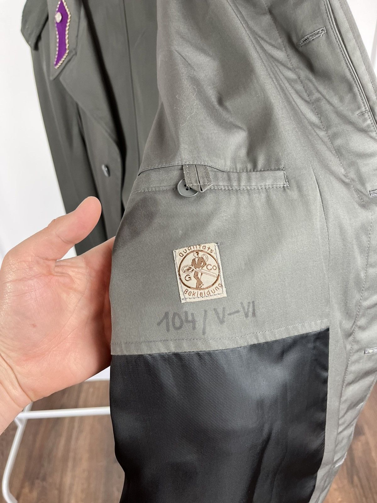 Other Vintage West Germany Bundeswehr Officer Military Trench Coat Size US XXL / EU 58 / 5 - 9 Thumbnail