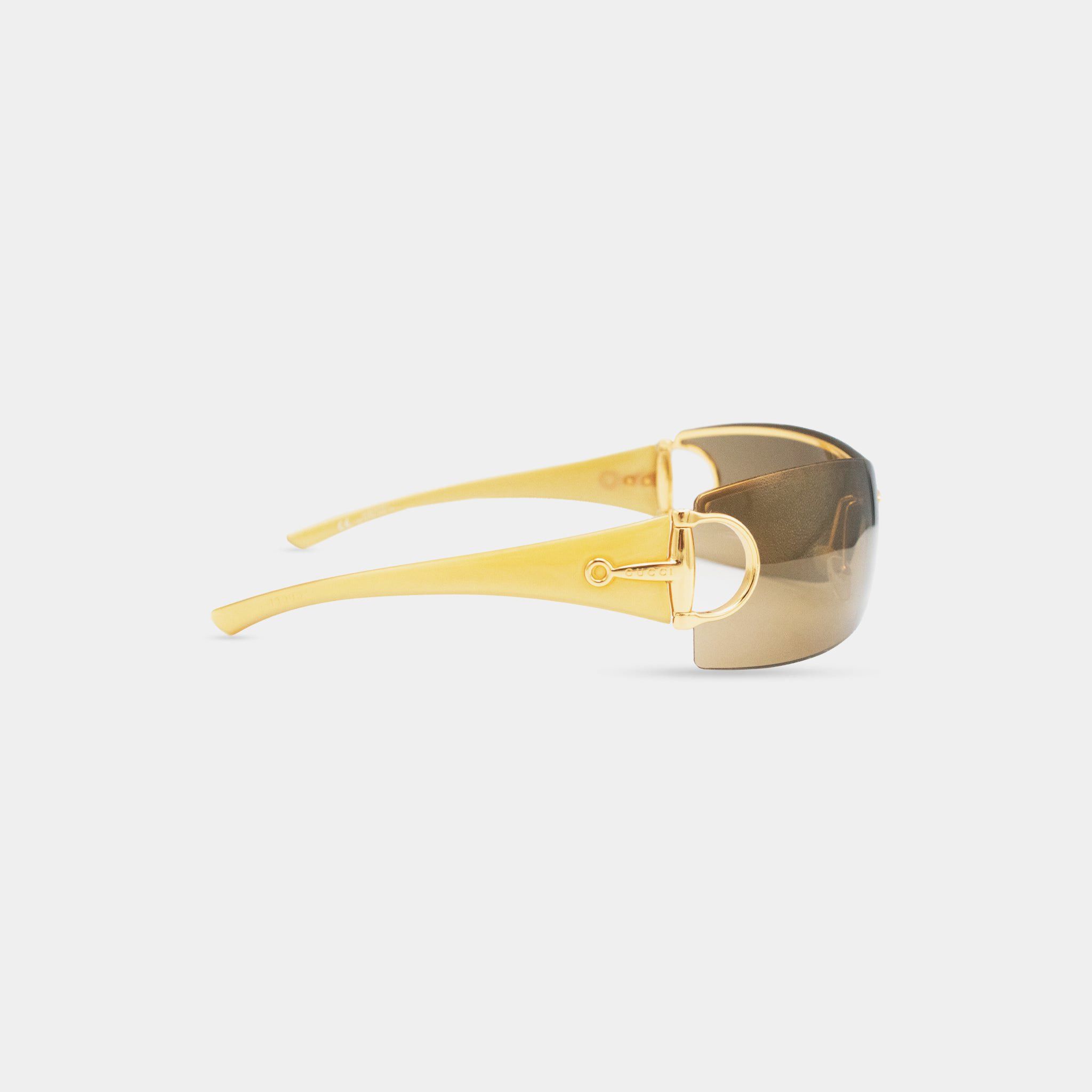 Gucci Gucci Golden Accent Sunglasses Size ONE SIZE - 3 Thumbnail