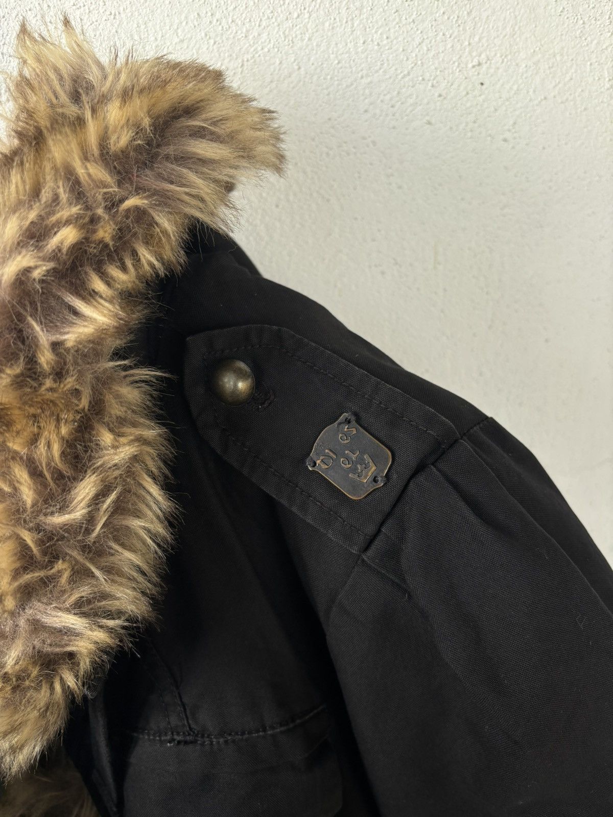 Diesel Y2K diesel parka with fawx fur hood Size L / US 10 / IT 46 - 8 Thumbnail