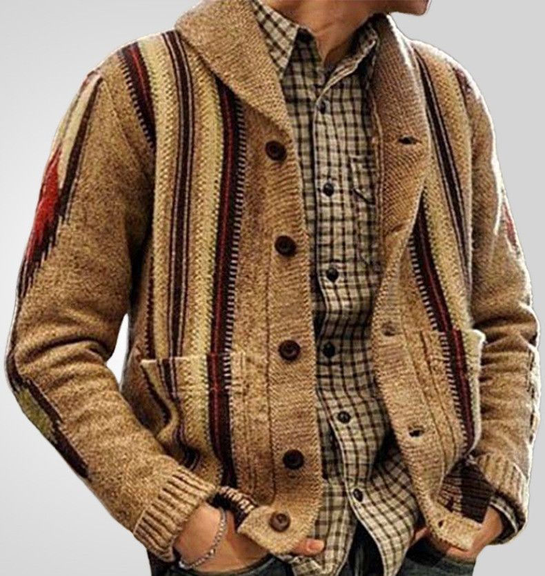 Japanese Brand × Vintage Cardigan Knit Sweater Jacket Size US XXL / EU 58 / 5 - 1 Thumbnail