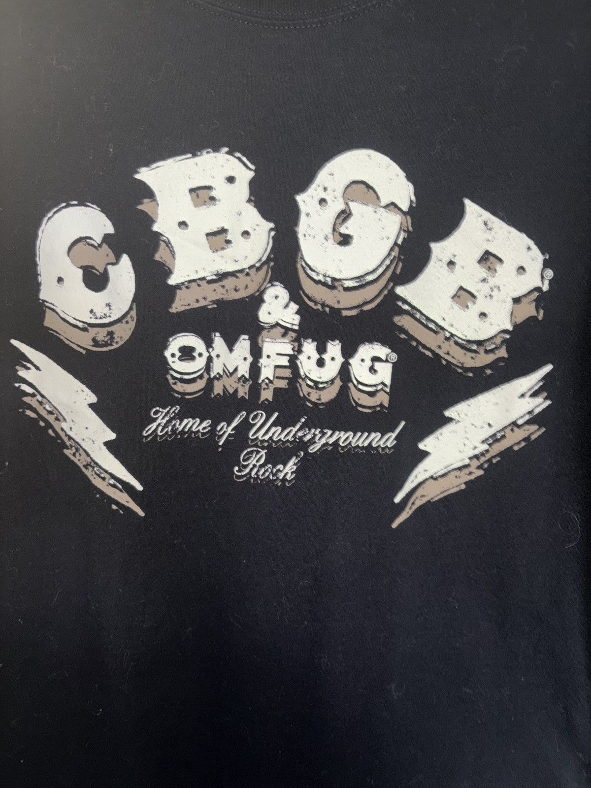 Other CBGB X OMFUG Plaid Sleeve T-Shirt!! New Size US S / EU 44-46 / 1 - 4 Thumbnail