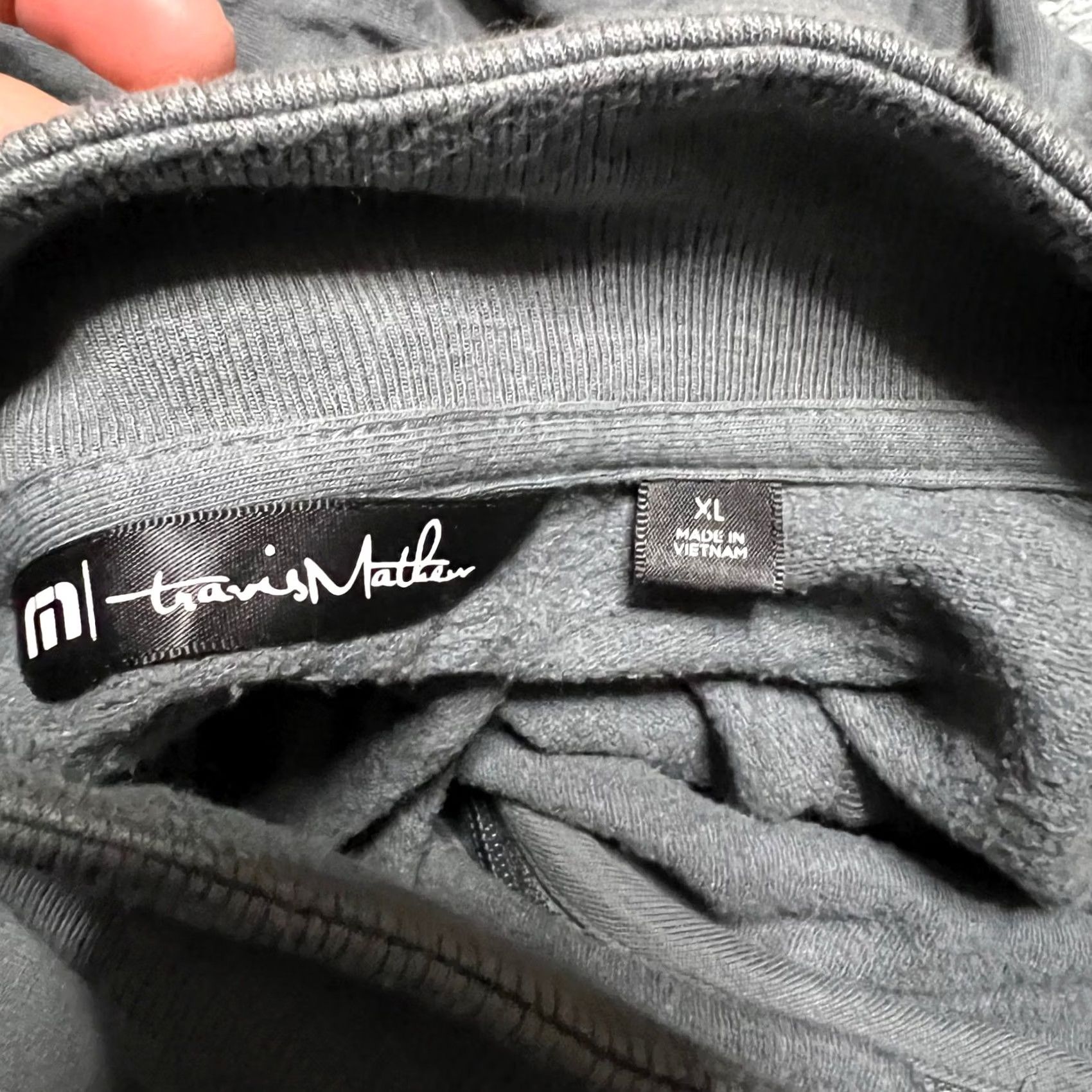 TravisMathew Travis Mathew Shirt XL Gray Performance Golf Quarter Zip Long Sleeve Mens Size US XL / EU 56 / 4 - 7 Thumbnail