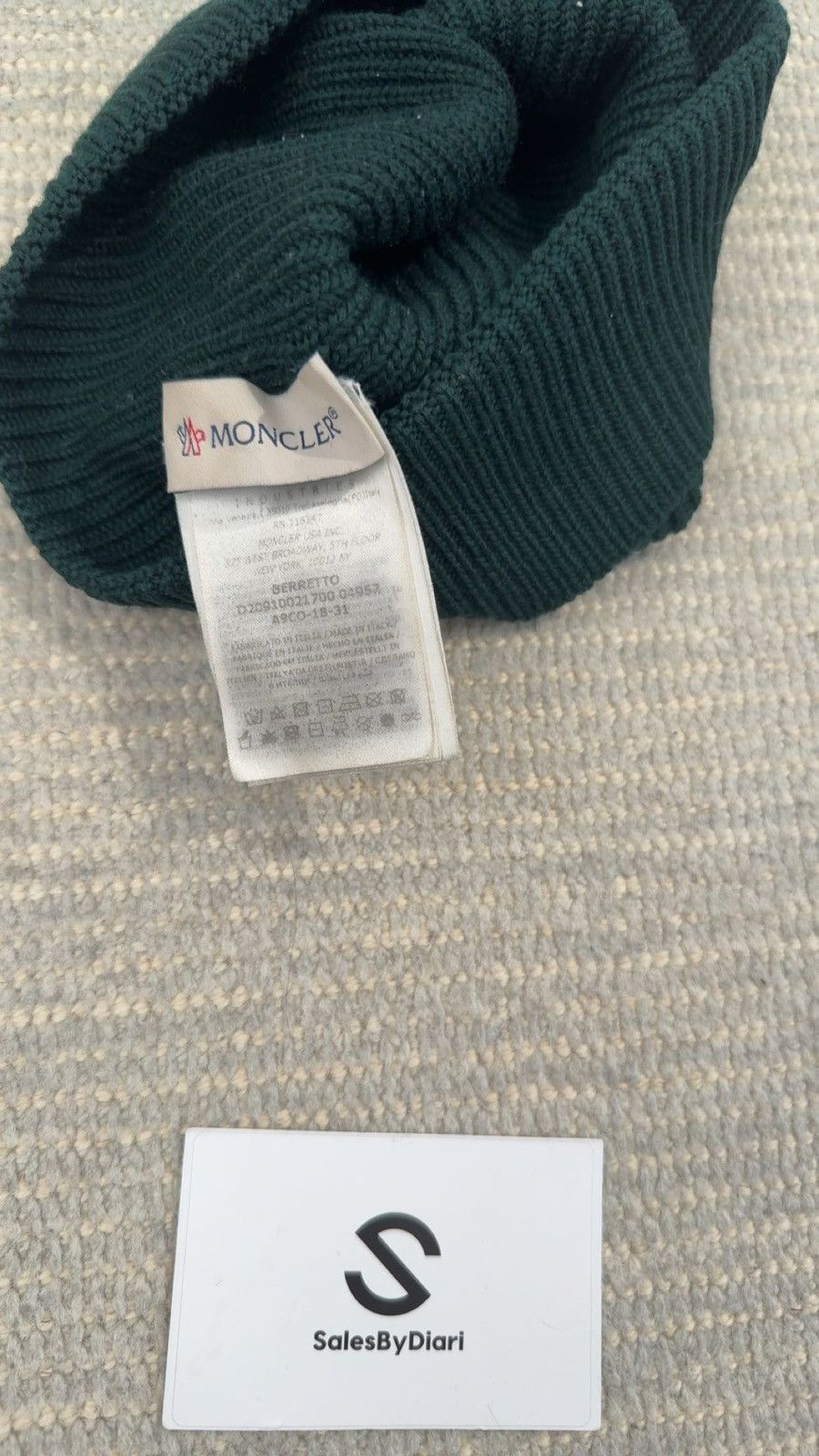Moncler Rare Moncler Beanie Size ONE SIZE - 3 Thumbnail