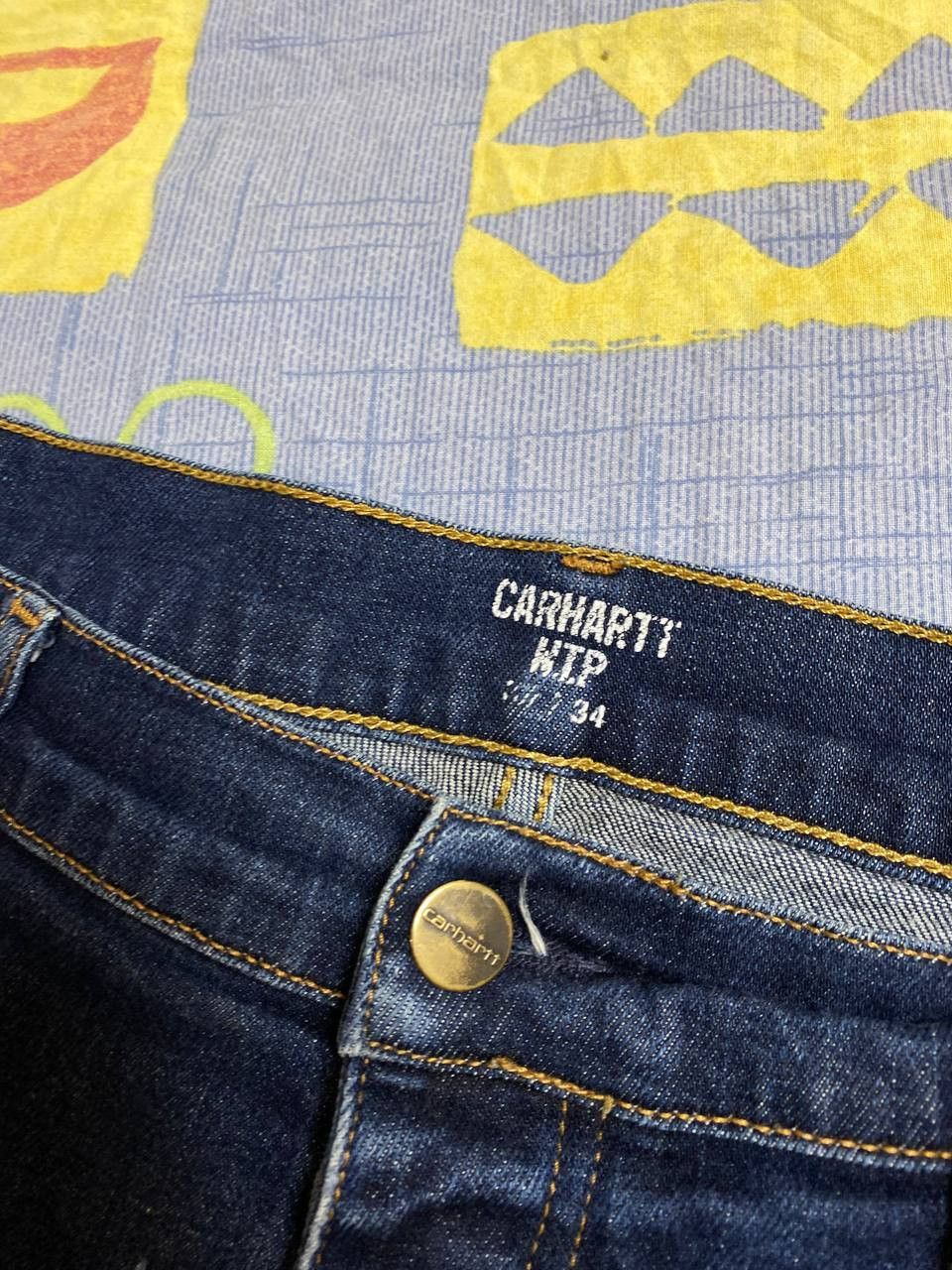 Carhartt × Vintage Crazy vintage 90’s carhartt jeans Size US 38 / EU 54 - 11 Thumbnail
