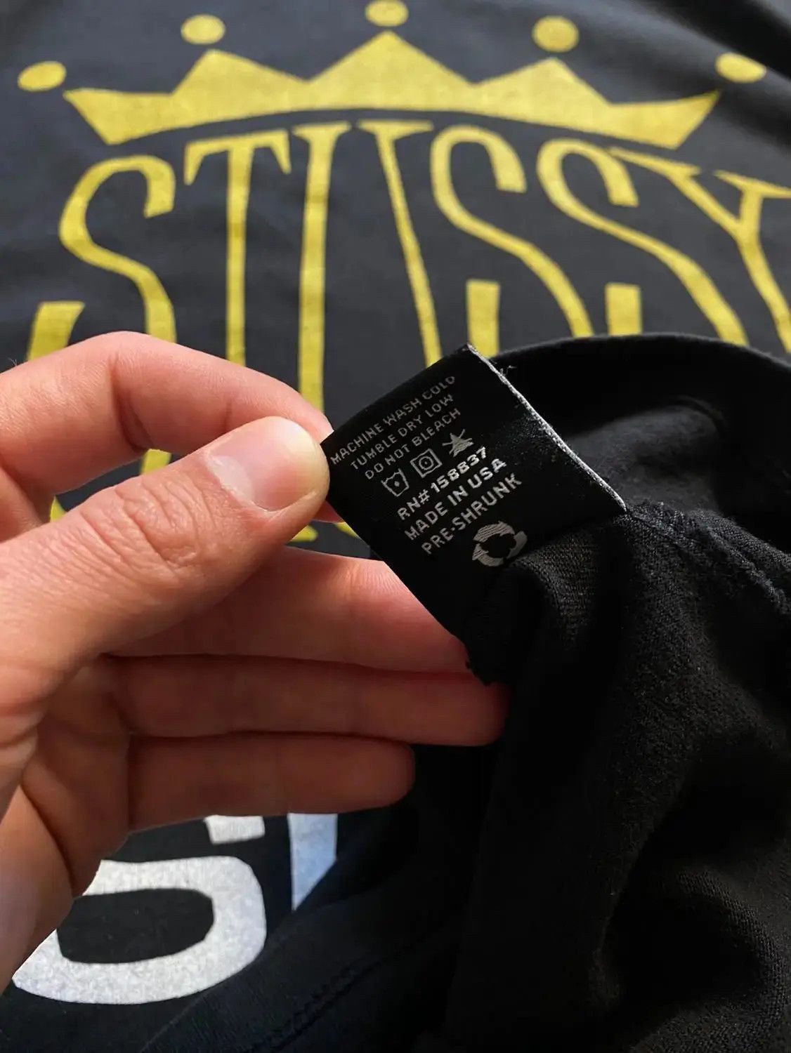 Our Legacy × Stussy Stussy x Our Legacy King Size Pigment Dyed t shirt Size US L / EU 52-54 / 3 - 5 Thumbnail