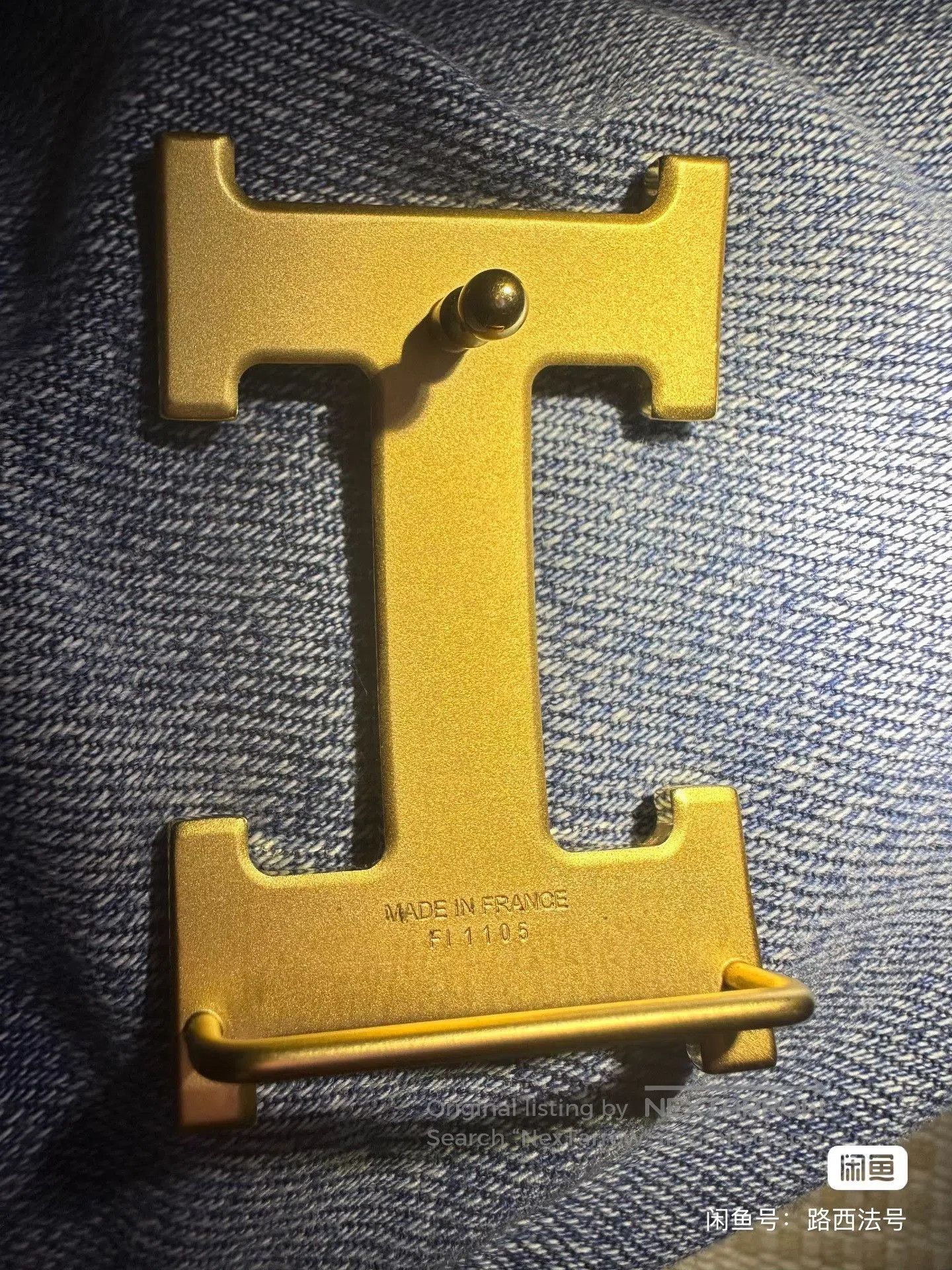 Hermes Hermès Red Leather Belt Gold H Buckle. Size ONE SIZE - 6 Thumbnail