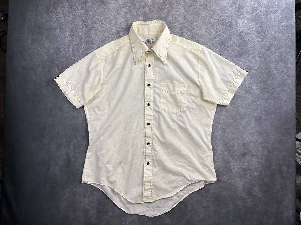 Oleg Cassini Vintage Oleg Cassini Short Sleeve Buttonup Polo Shirt Summer Size US L / EU 52-54 / 3 - 12 Thumbnail