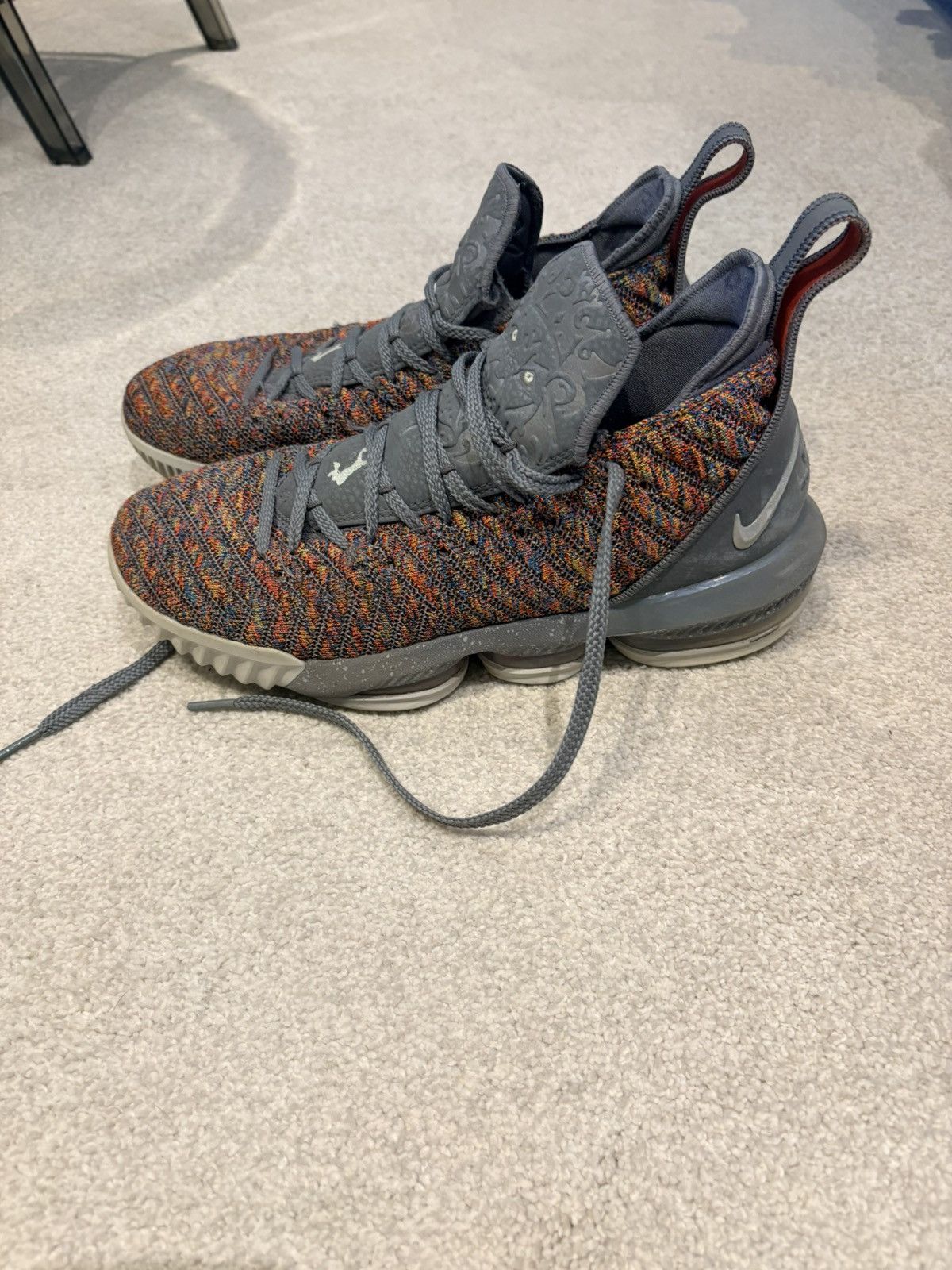 Jordan Brand Fruity Pebbled Lebron 16’s. Size US 8 / EU 41 - 4 Thumbnail