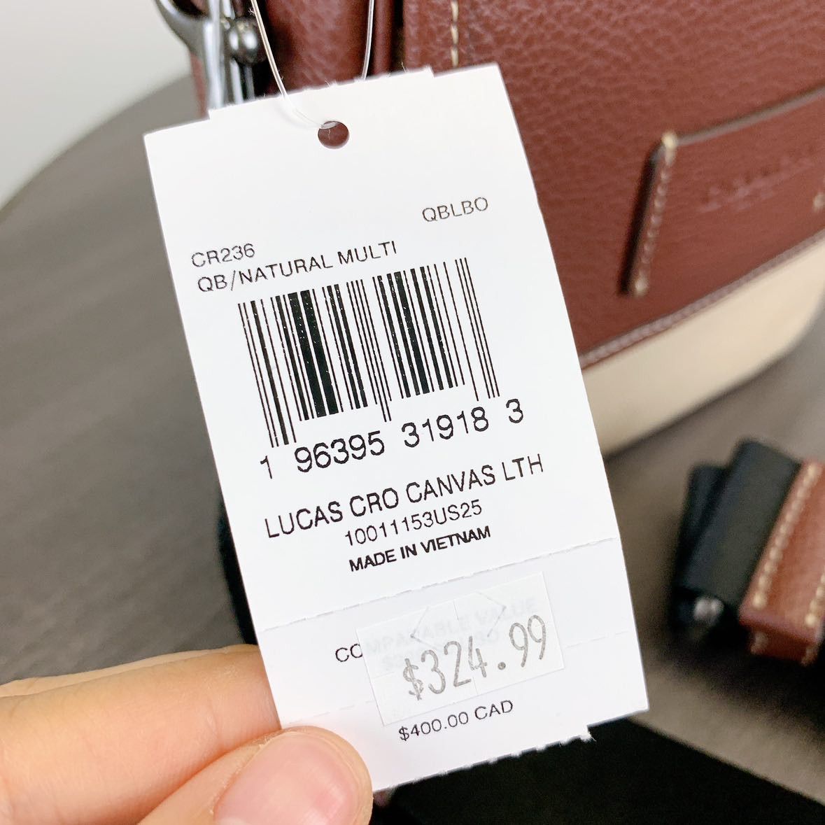 Coach Coach CR236 Lucas Crossbody IN Natural Multi Size ONE SIZE - 10 Thumbnail