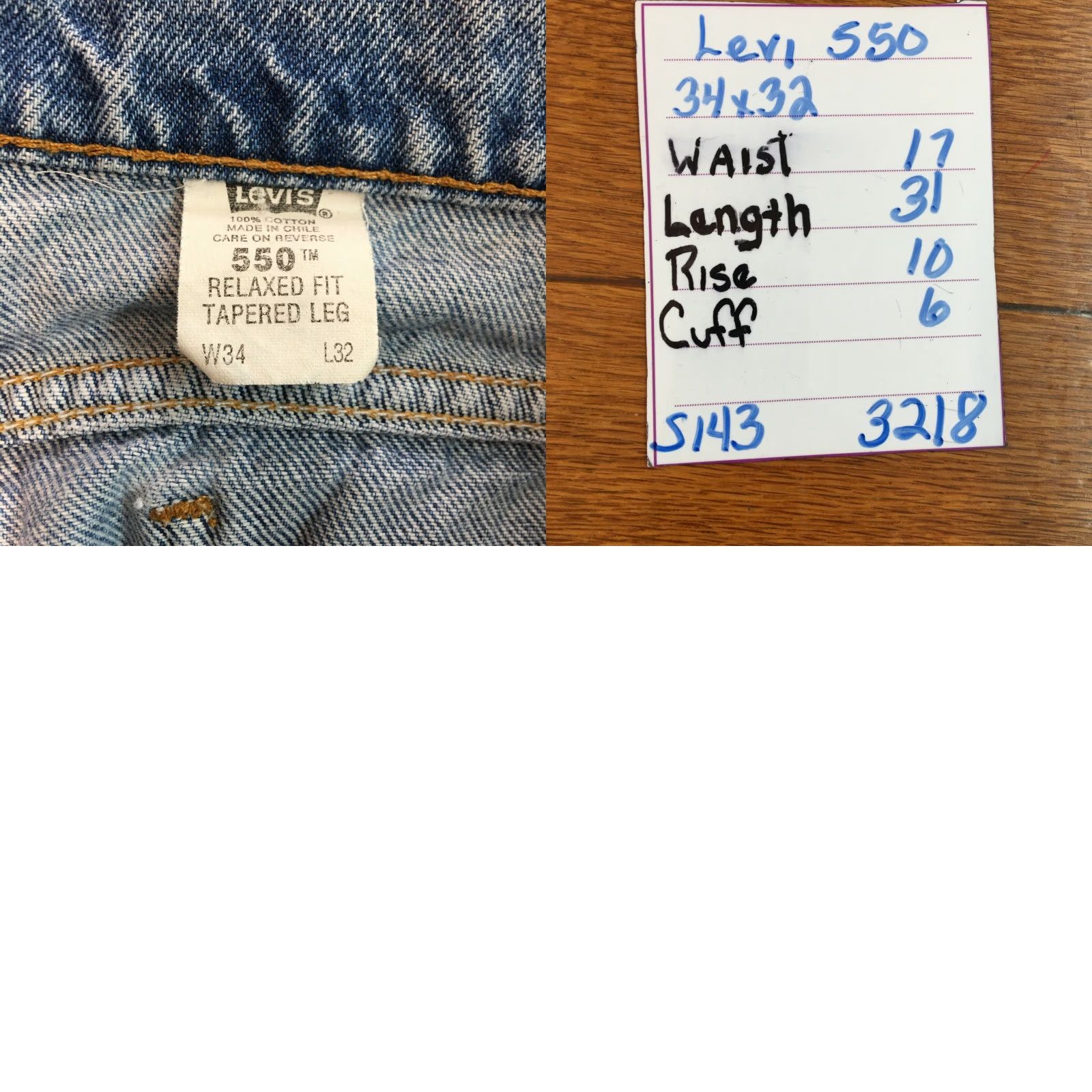 Levi's VINTAGE Levi's Jeans Tapered Leg Relaxed Fit Blue Denim Size 34X32 Men's 90s Retro Size US 34 / EU 50 - 8 Thumbnail