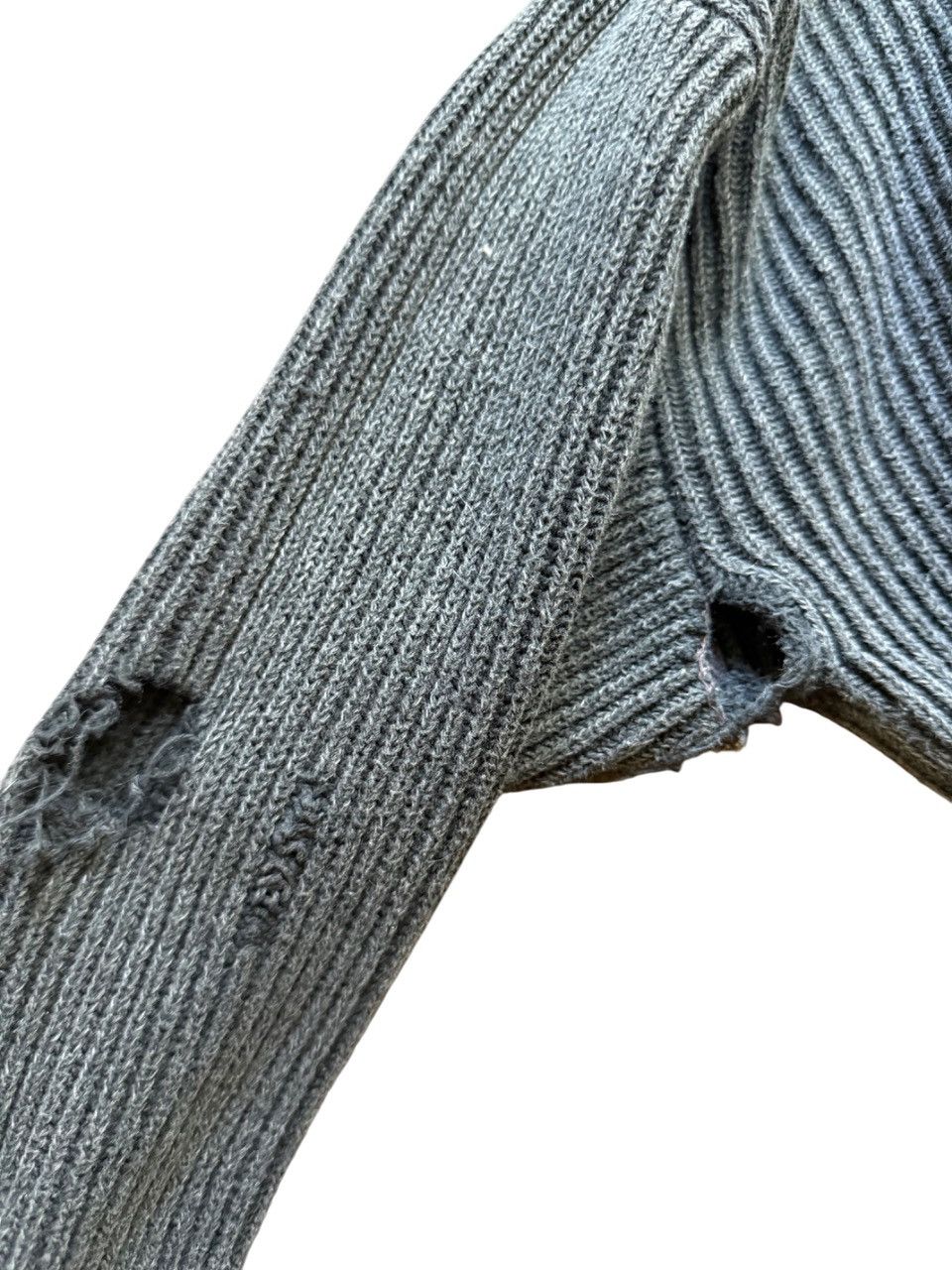 Other Grunge Knit Dark Grey Sweater Size US M / EU 48-50 / 2 - 2 Thumbnail