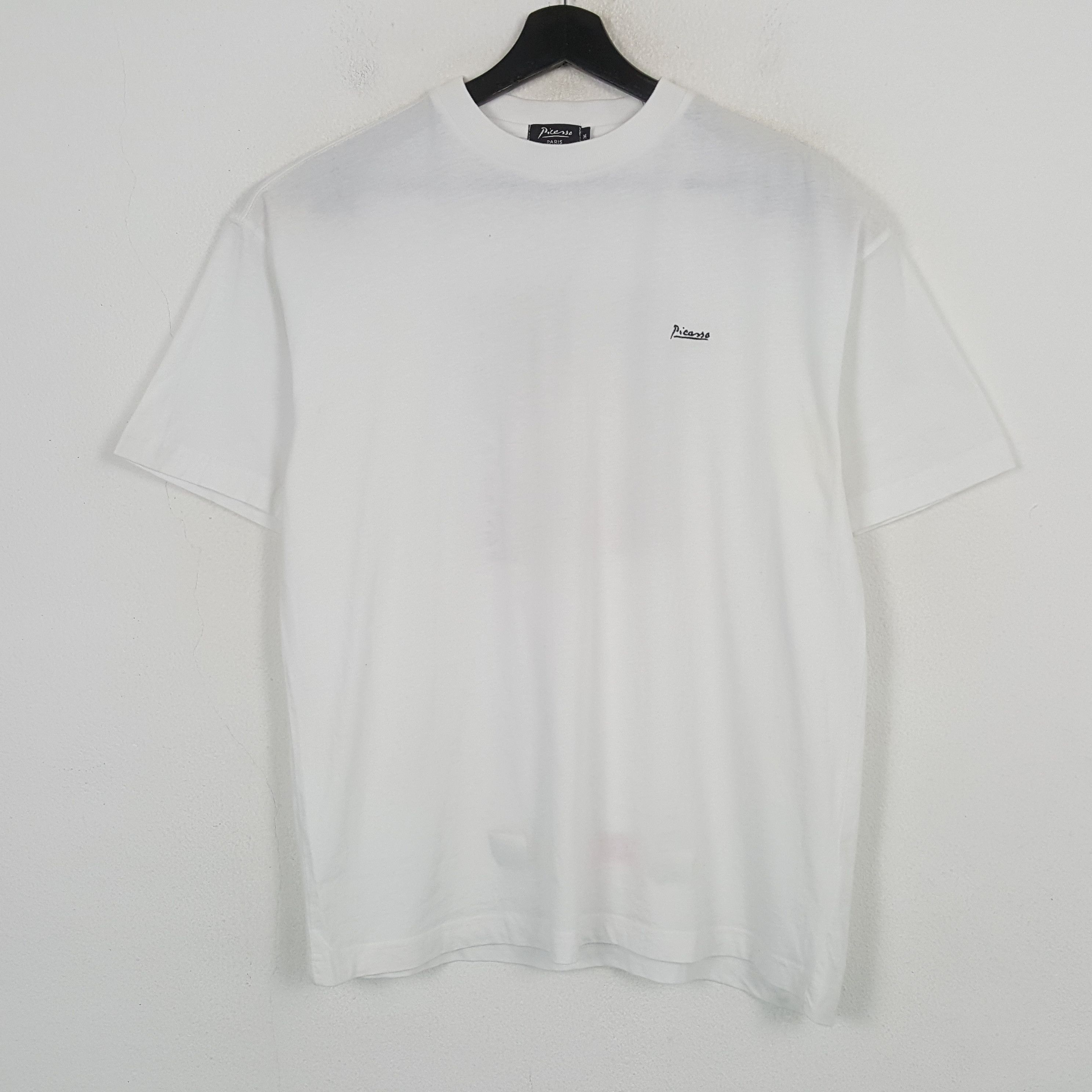 Vintage Picasso Tshirt C301N10 Size US L / EU 52-54 / 3 - 3 Thumbnail