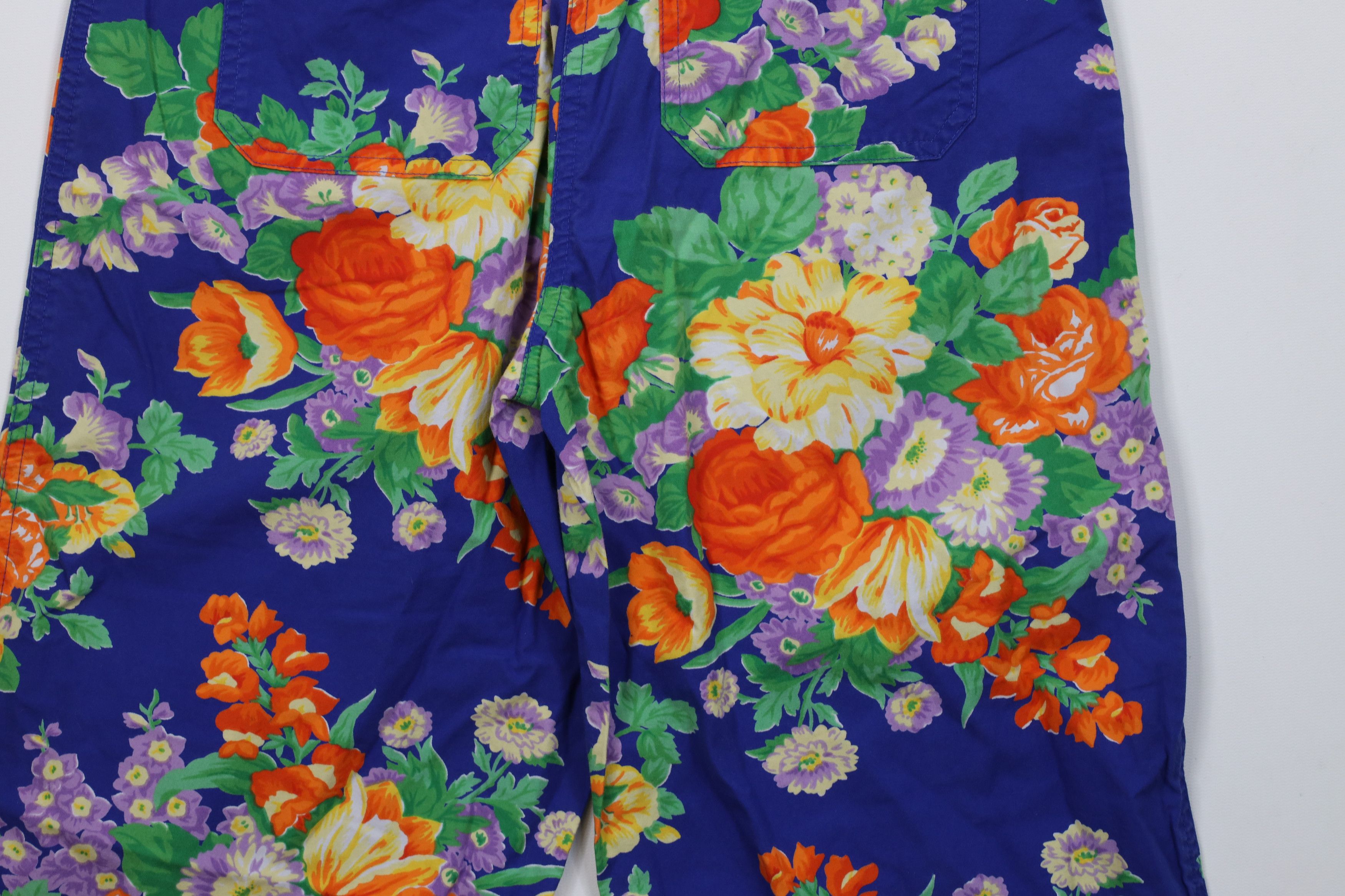 Ralph Lauren Vintage 90s Ralph Lauren All Over Print Capris Pants Cotton Size 27" / US 4 / IT 40 - 10 Thumbnail