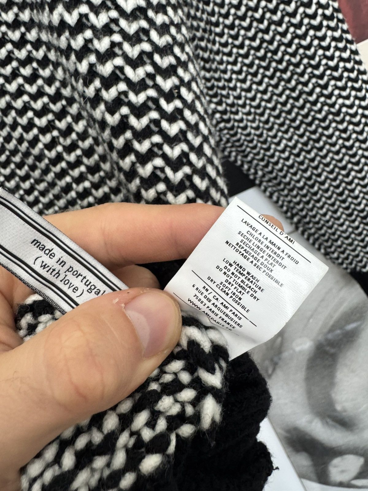 AMI Ami Paris Wool Sweater Boxy Fit Knit Casual Designer Sample Size US M / EU 48-50 / 2 - 6 Thumbnail